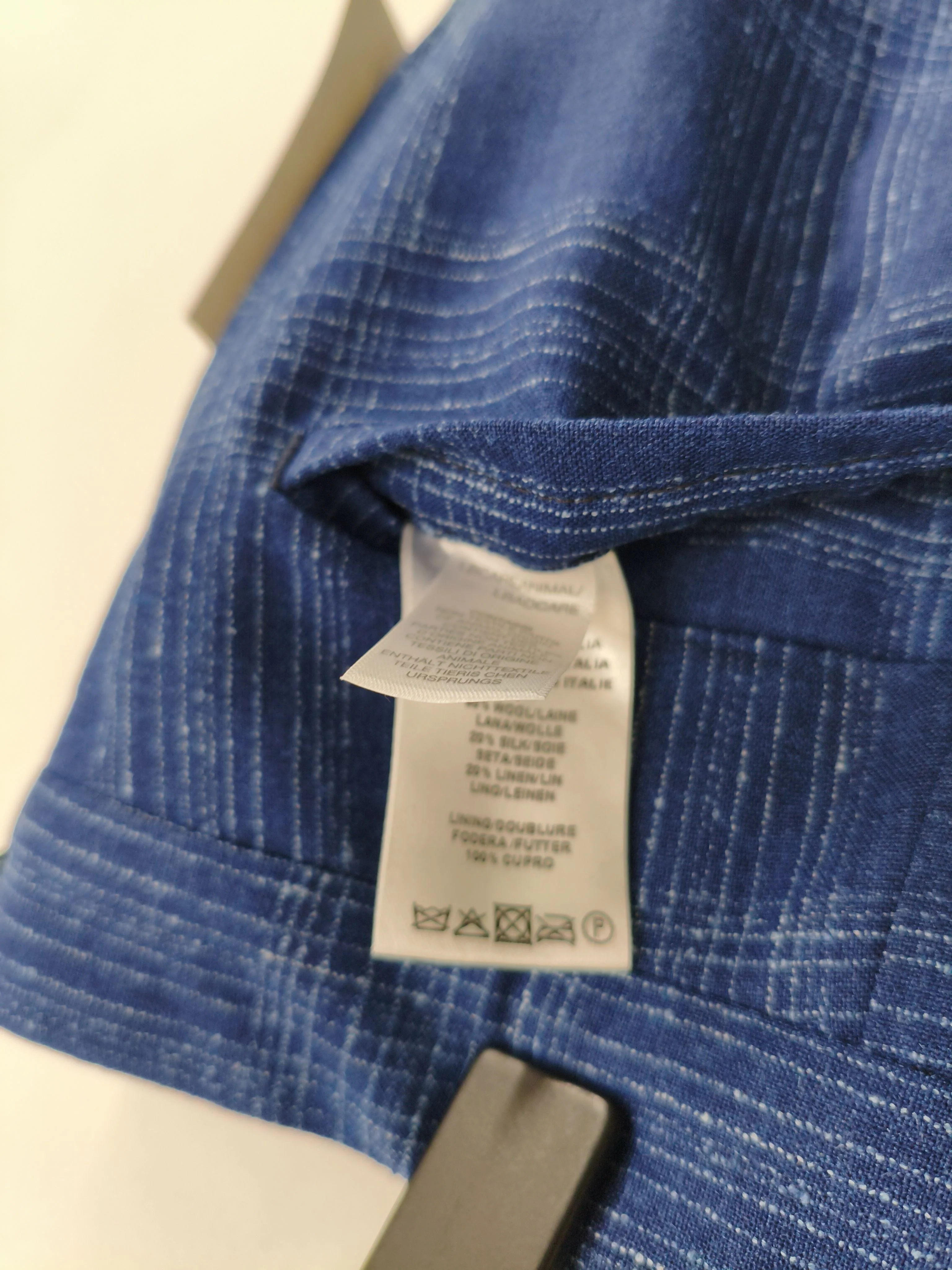 Paul Smith Men's Suit Trousers W 36 in Blue Wool New with tags - Image 6