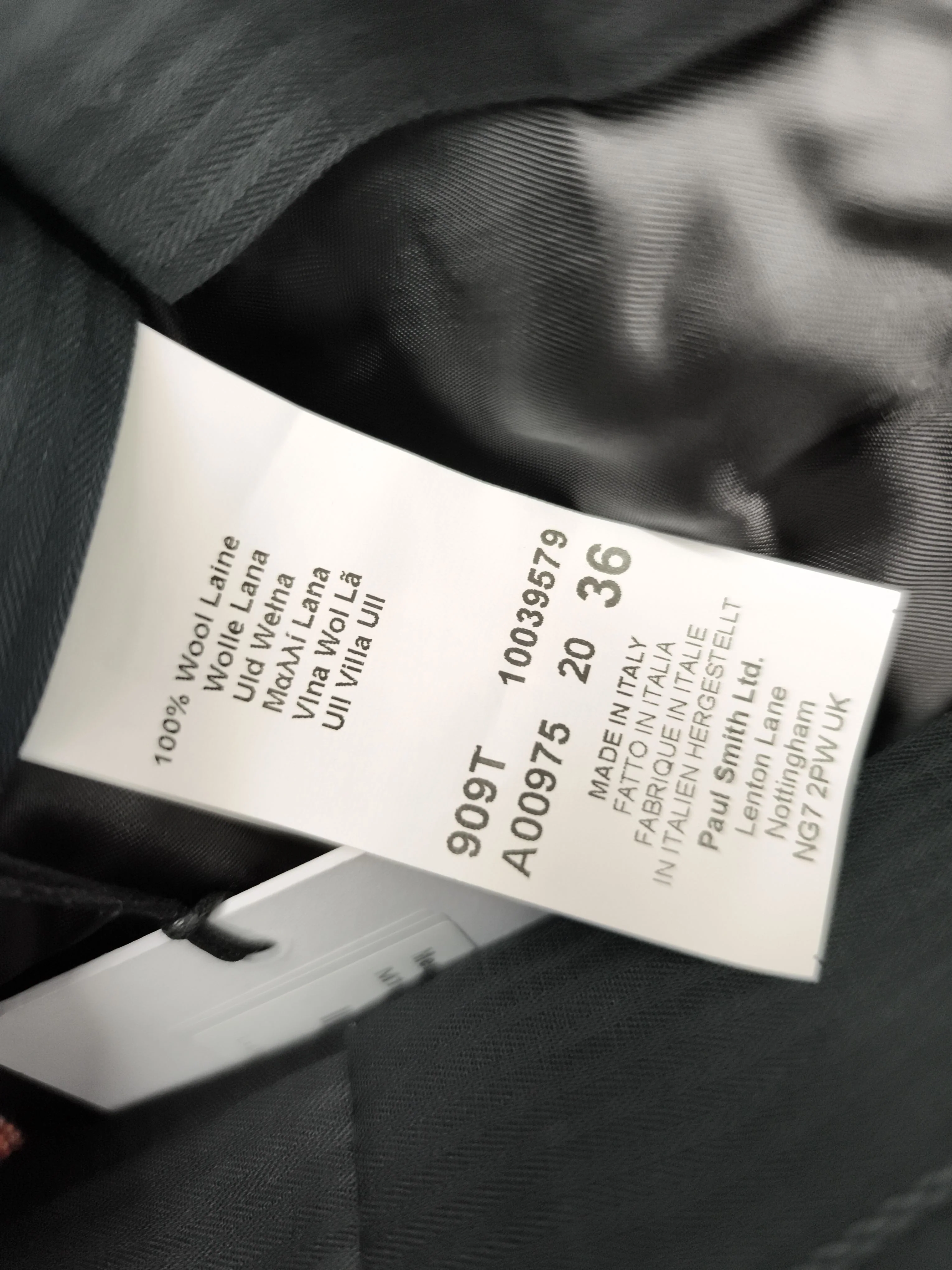 Paul Smith Men's Suit Trousers W 36 in Brown 100% Wool Dress Pants New with tags - Image 6