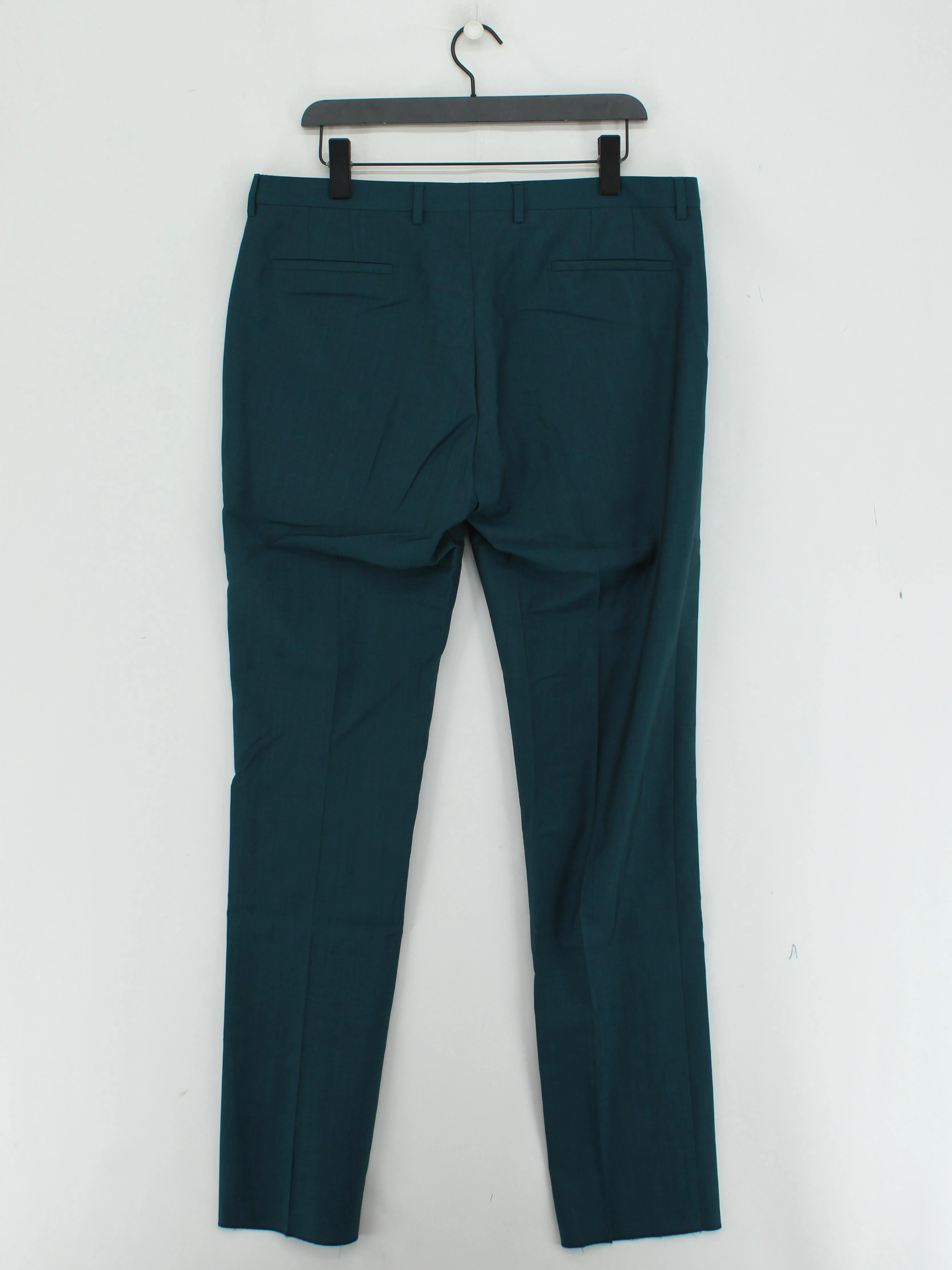 Paul Smith Men's Suit Trousers W 36 in Green Wool New with tags - Image 2