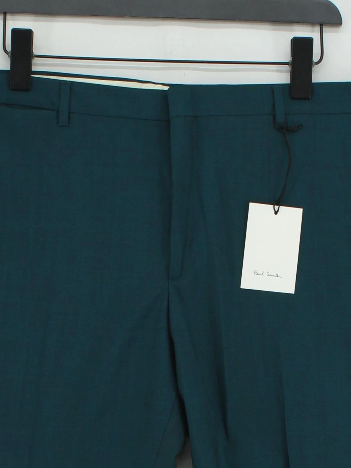 Paul Smith Men's Suit Trousers W 36 in Green Wool New with tags - Image 3