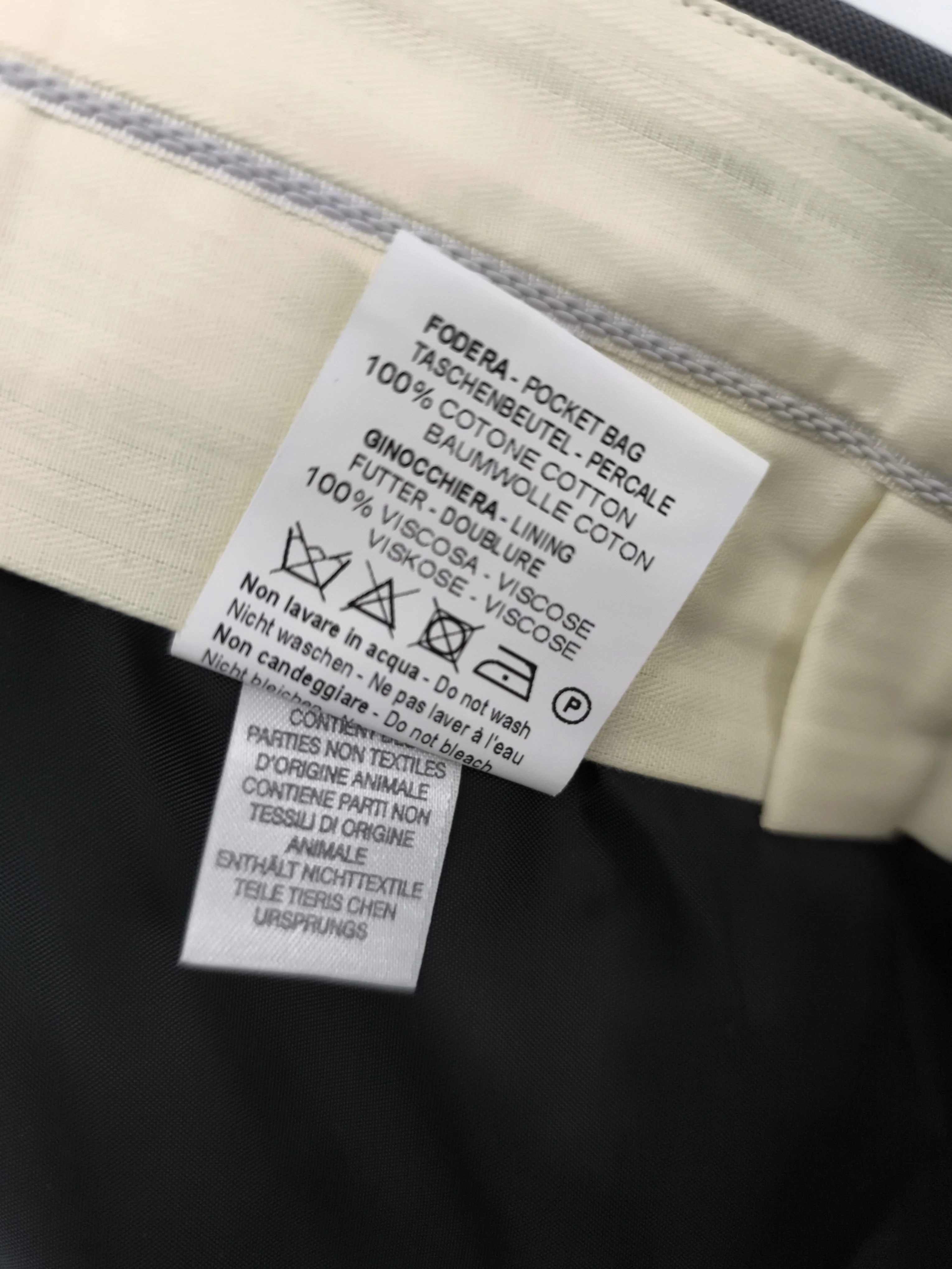 Paul Smith Men's Suit Trousers W 36 in Grey Viscose New with tags - Image 6