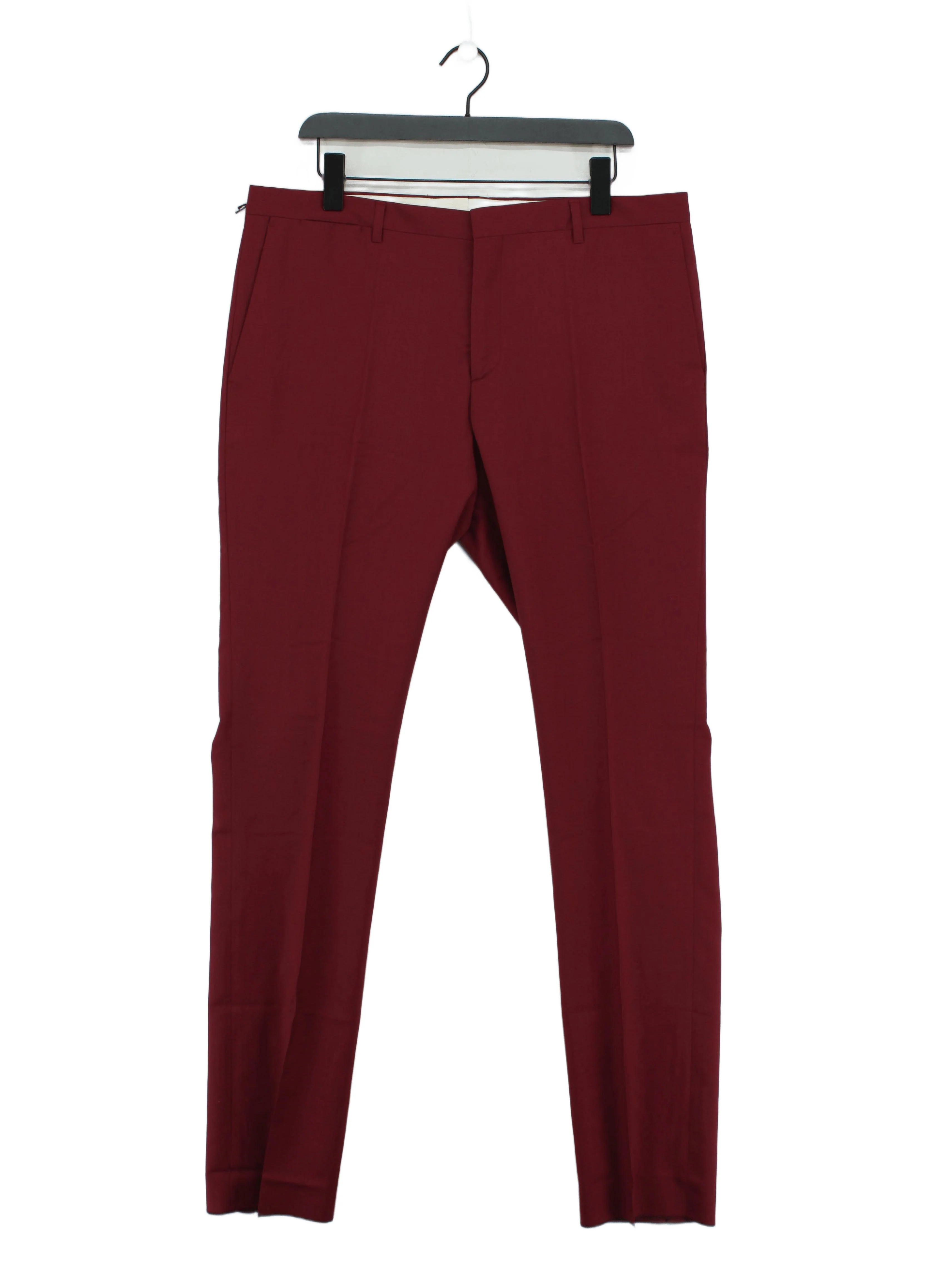 Paul Smith Men's Suit Trousers W 36 in Red 100% Other Dress Pants New with tags