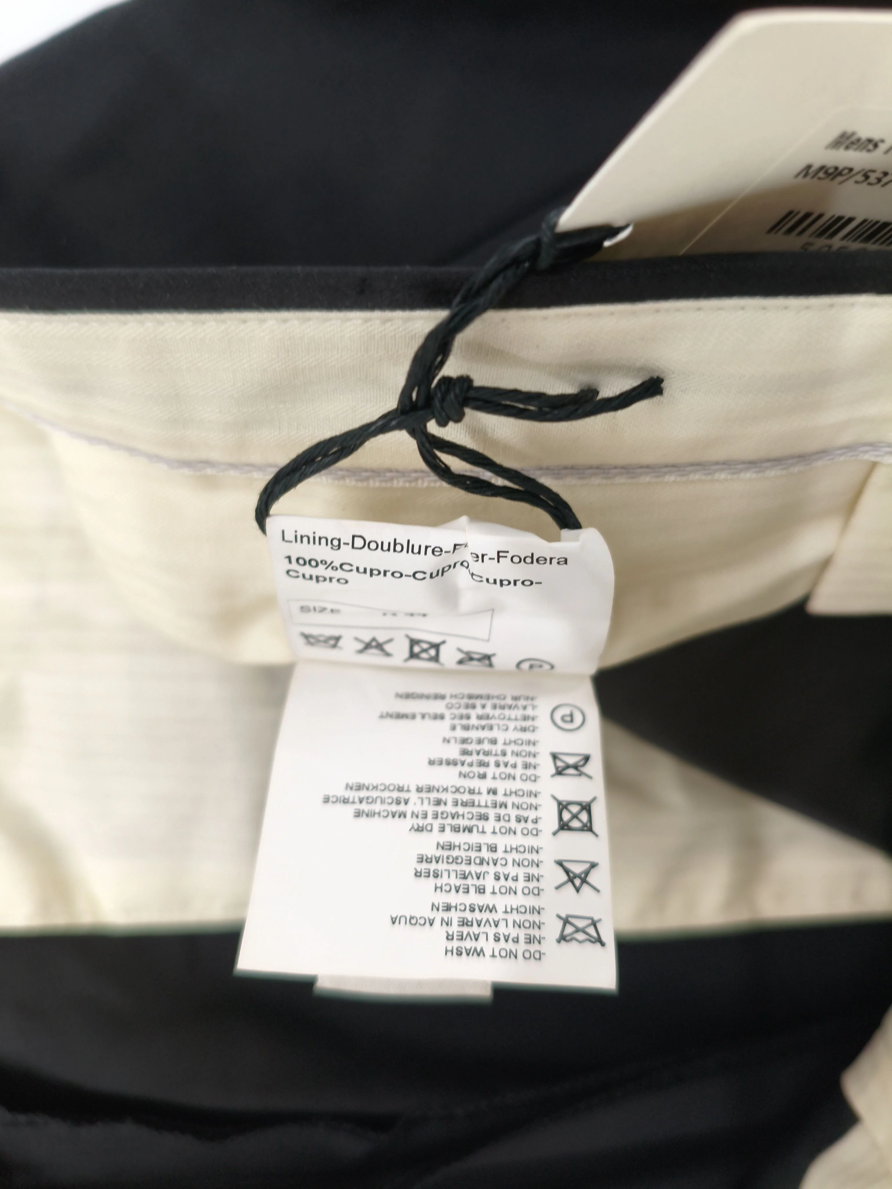 Paul Smith Men's Suit Trousers W 38 in Black 100% Other Straight Dress Pants - Image 7