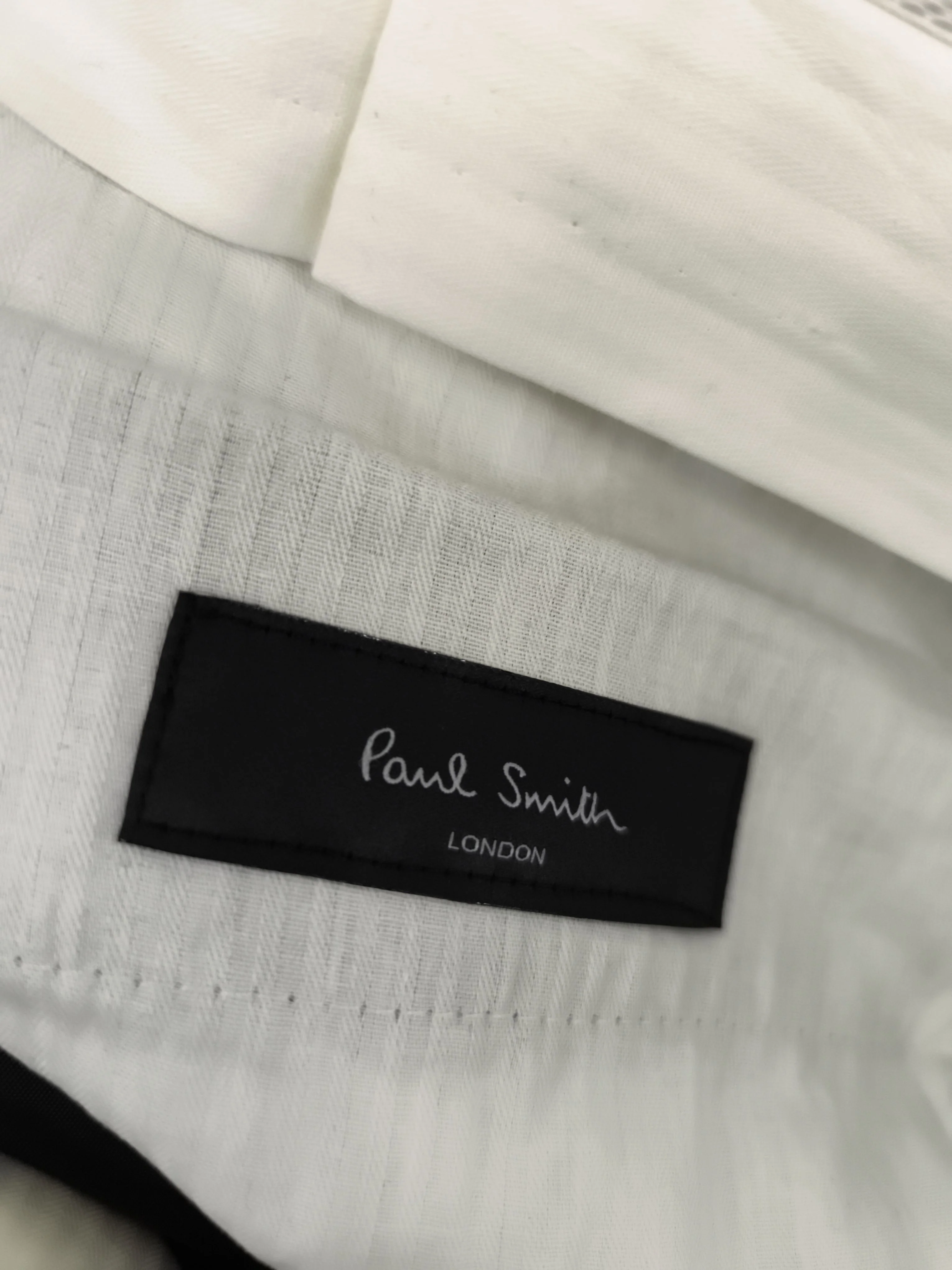 Paul Smith Men's Suit Trousers W 38 in Black Wool New with tags - Image 5
