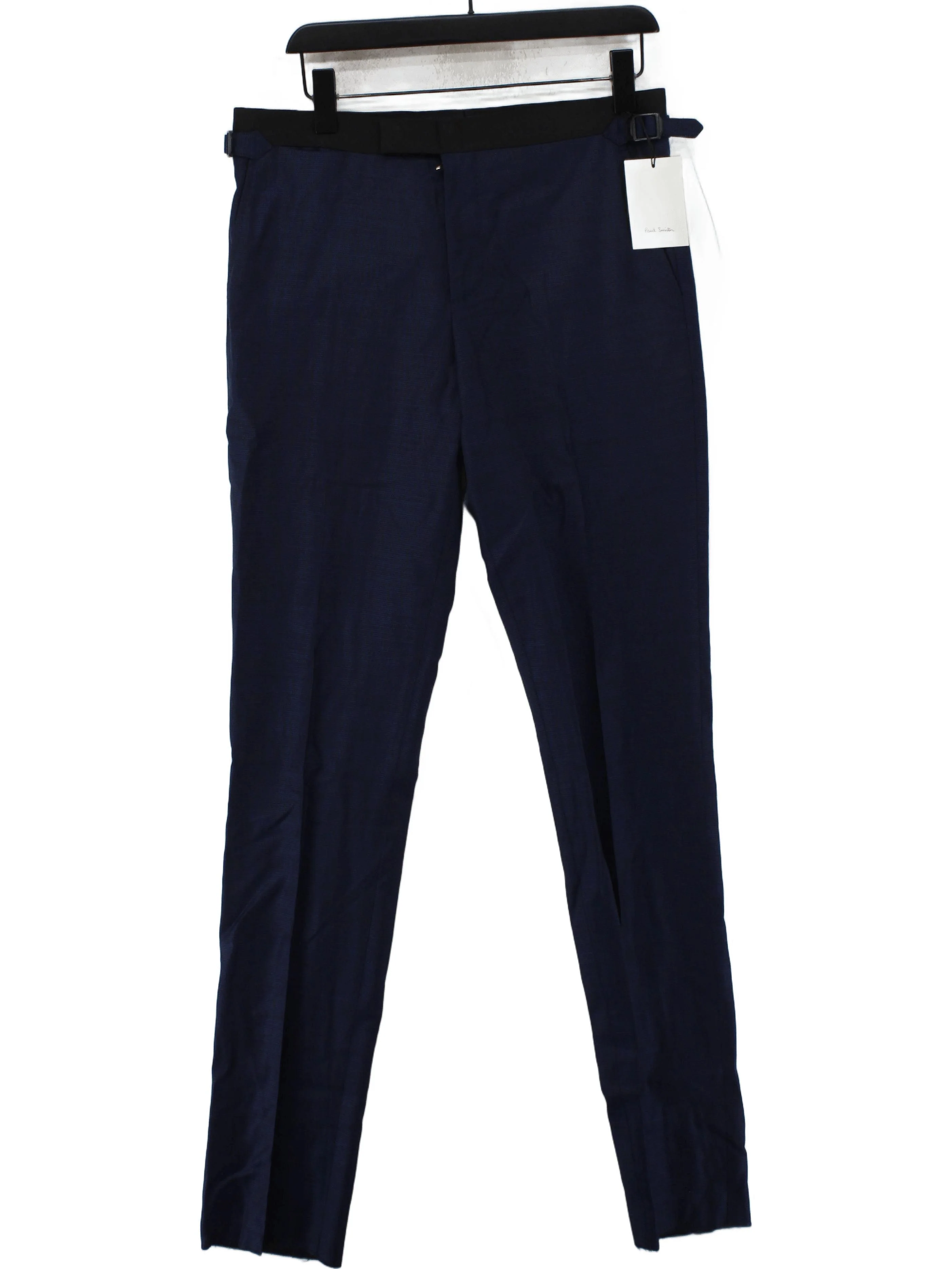 Paul Smith Men's Suit Trousers W 38 in Blue 100% Wool Dress Pants New with tags