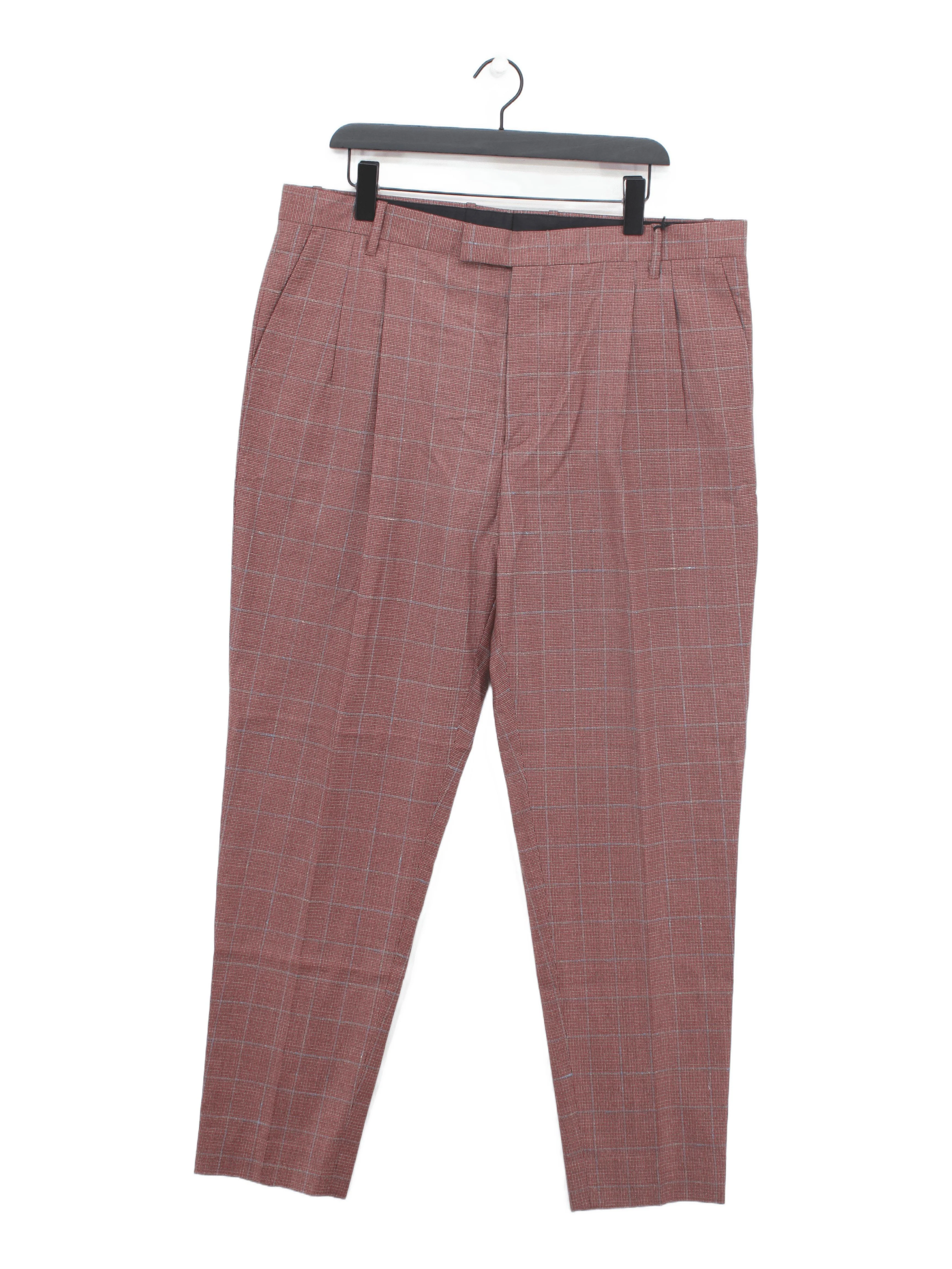 Paul Smith Men's Suit Trousers W 38 in Brown 100% Wool Dress Pants New with tags