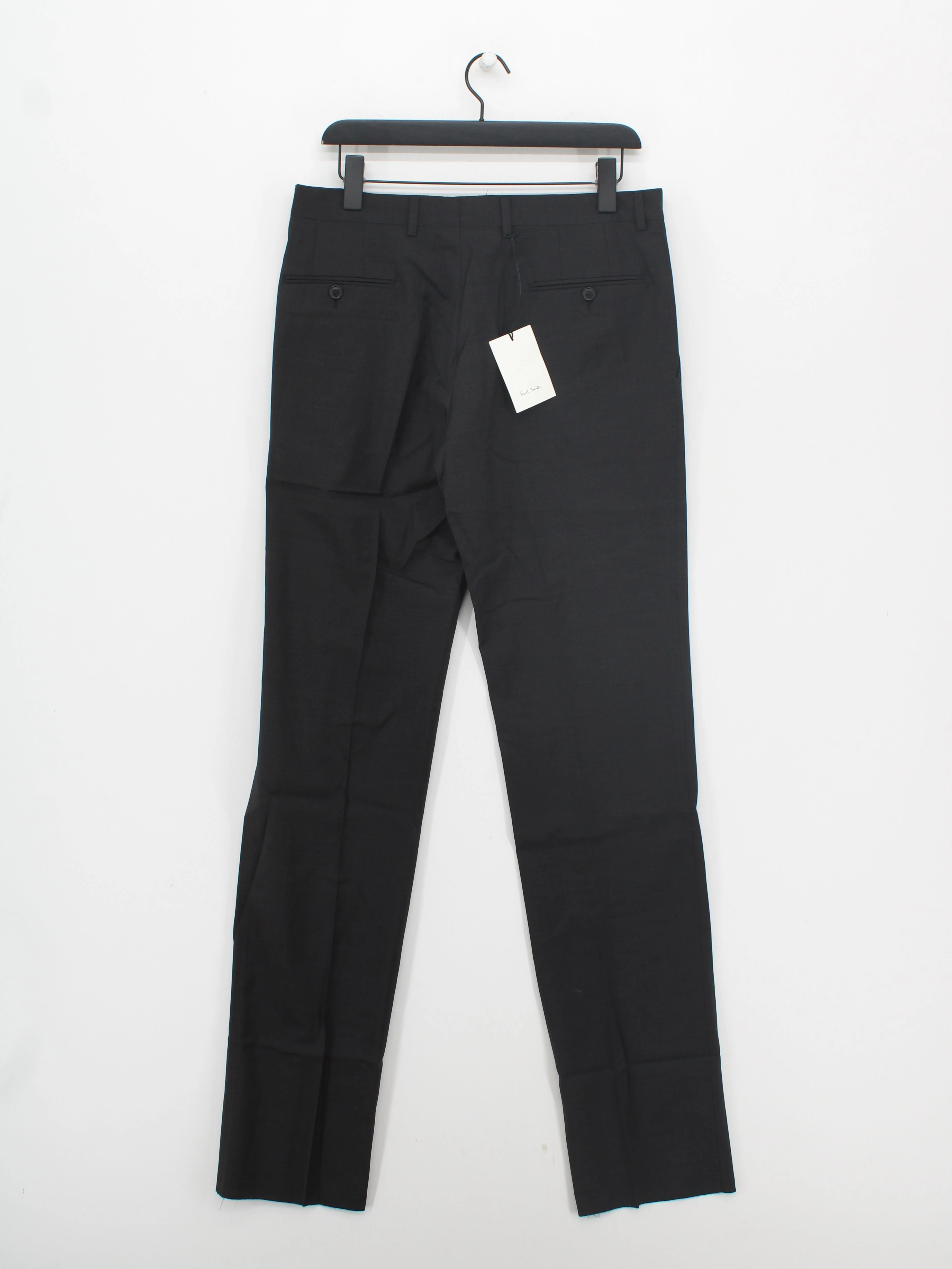 Paul Smith Men's Suit Trousers W 40 in Black Wool New with tags - Image 2