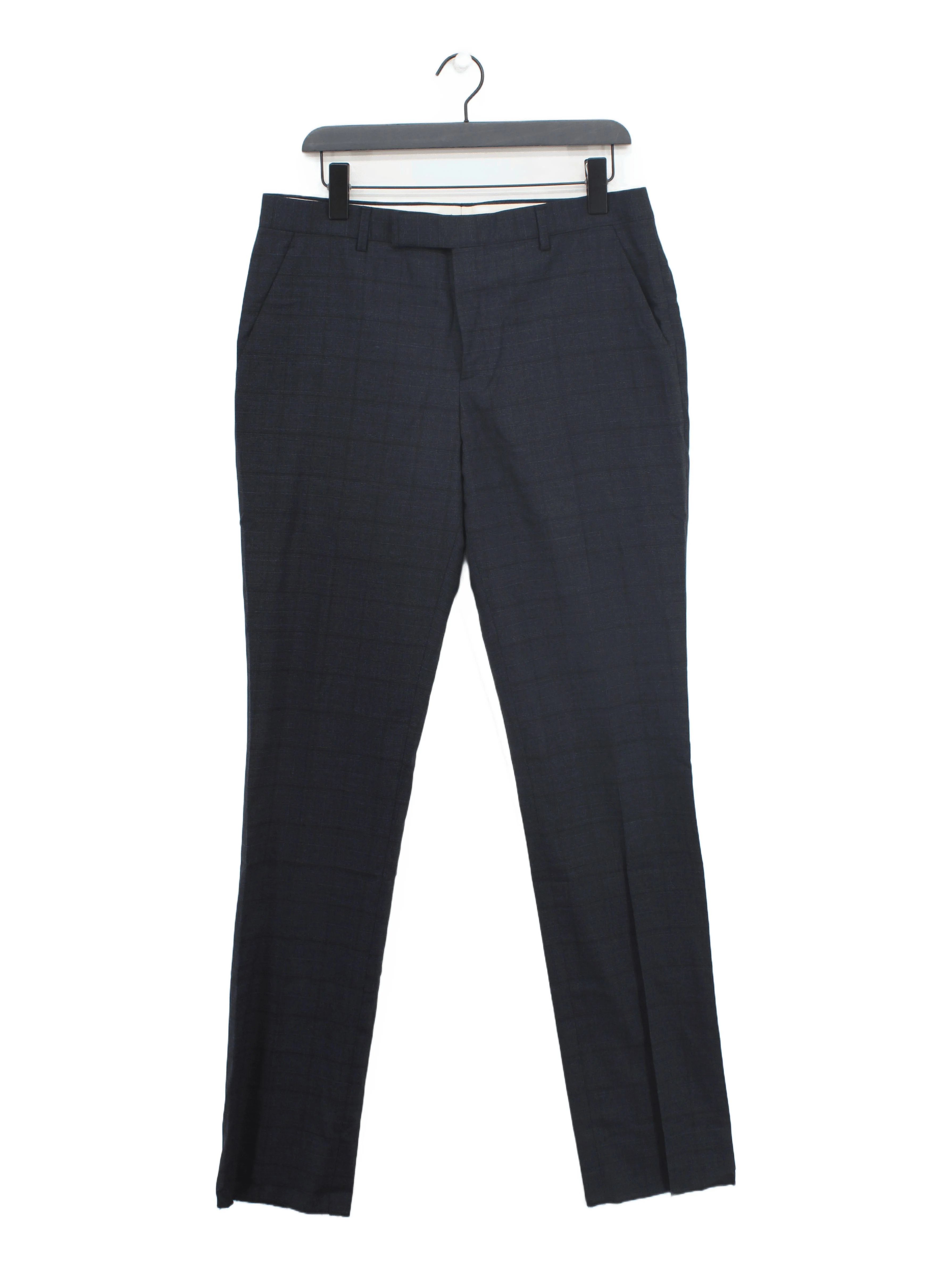 Paul Smith Men's Suit Trousers W 40 in Blue Wool New with tags