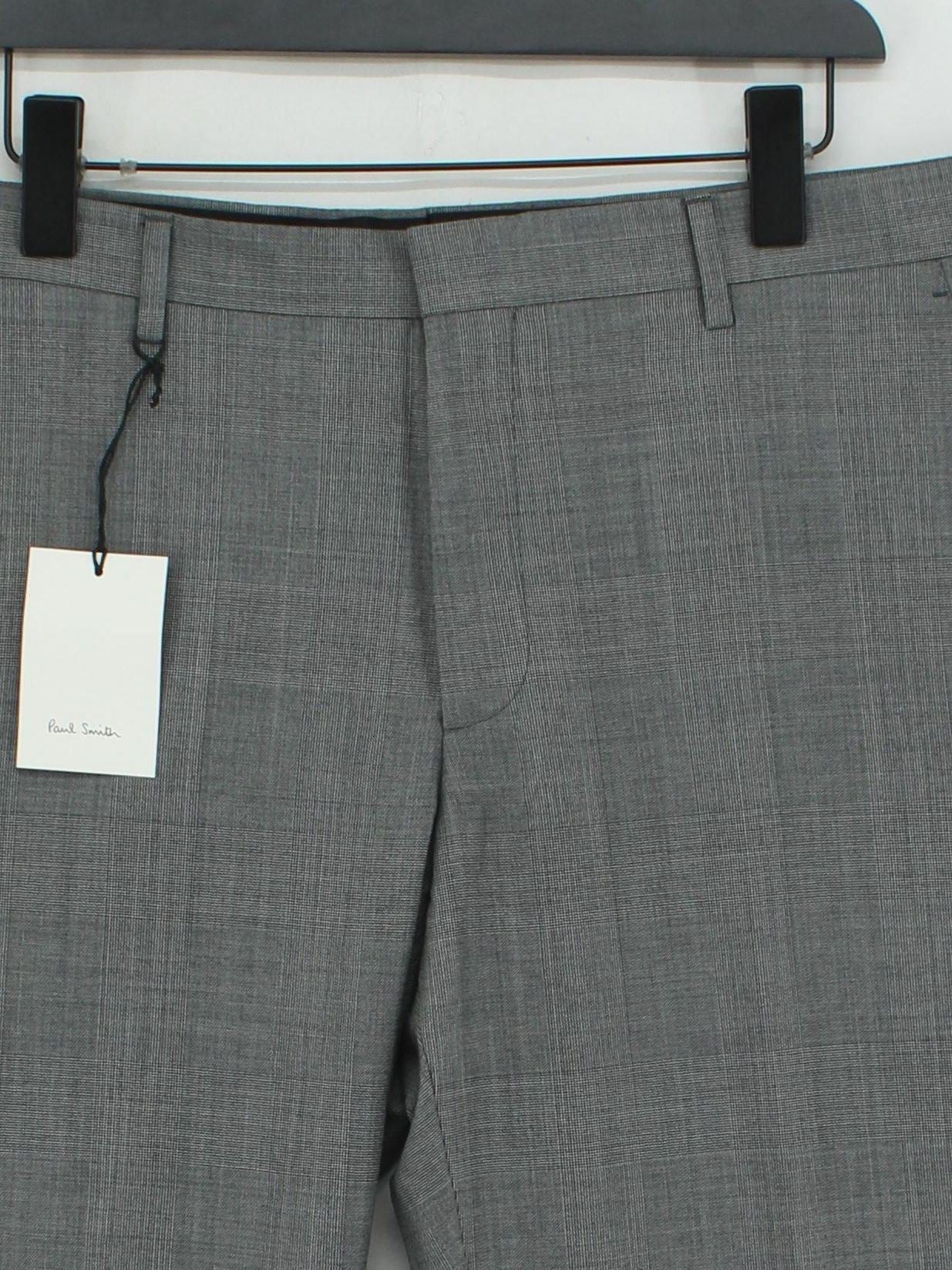 Paul Smith Men's Suit Trousers W 40 in Grey 100% Wool Dress Pants New with tags - Image 3