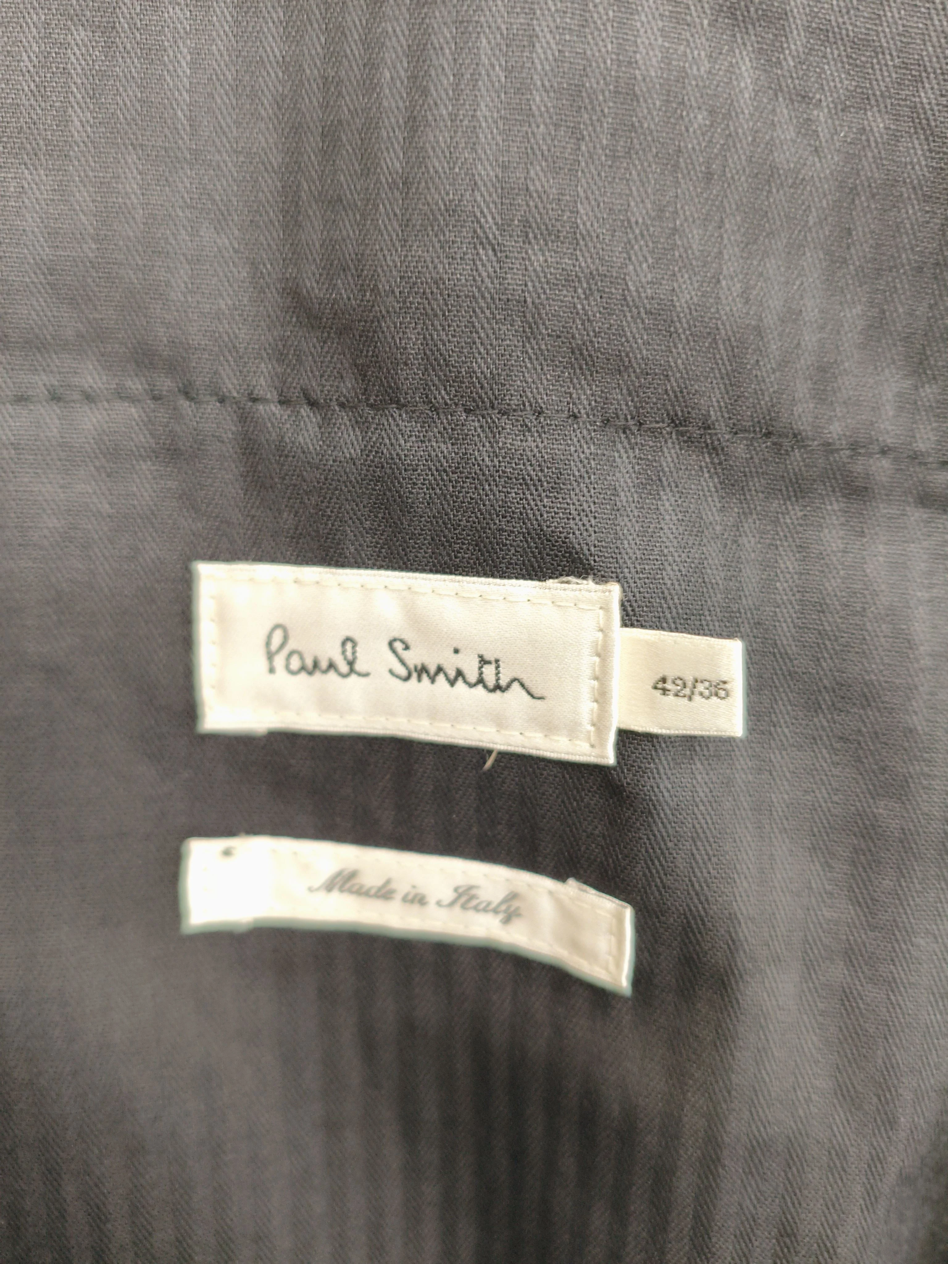 Paul Smith Men's Suit Trousers W 42 in Black Wool New with tags - Image 5