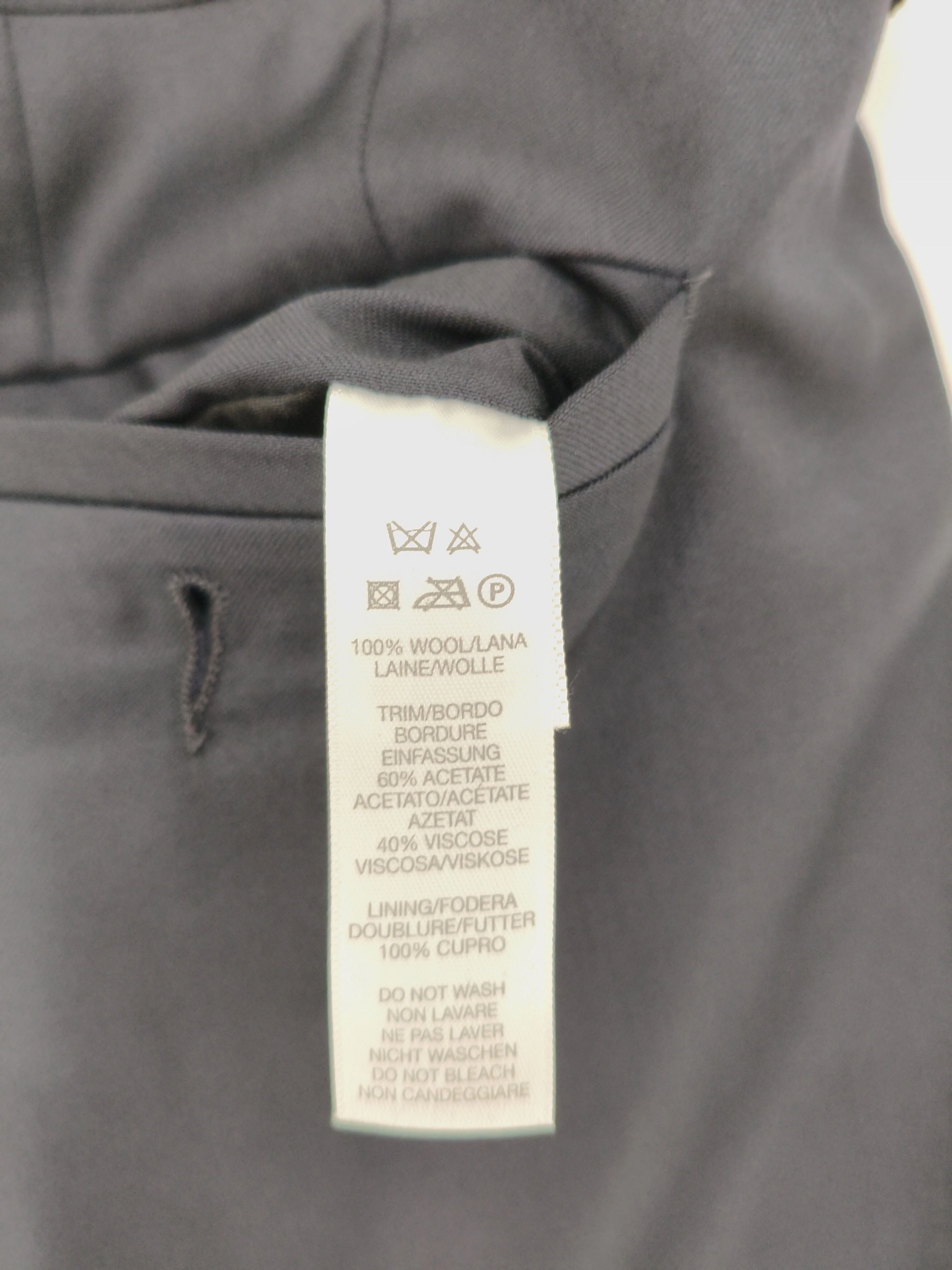 Paul Smith Men's Suit Trousers W 42 in Black Wool New with tags - Image 6