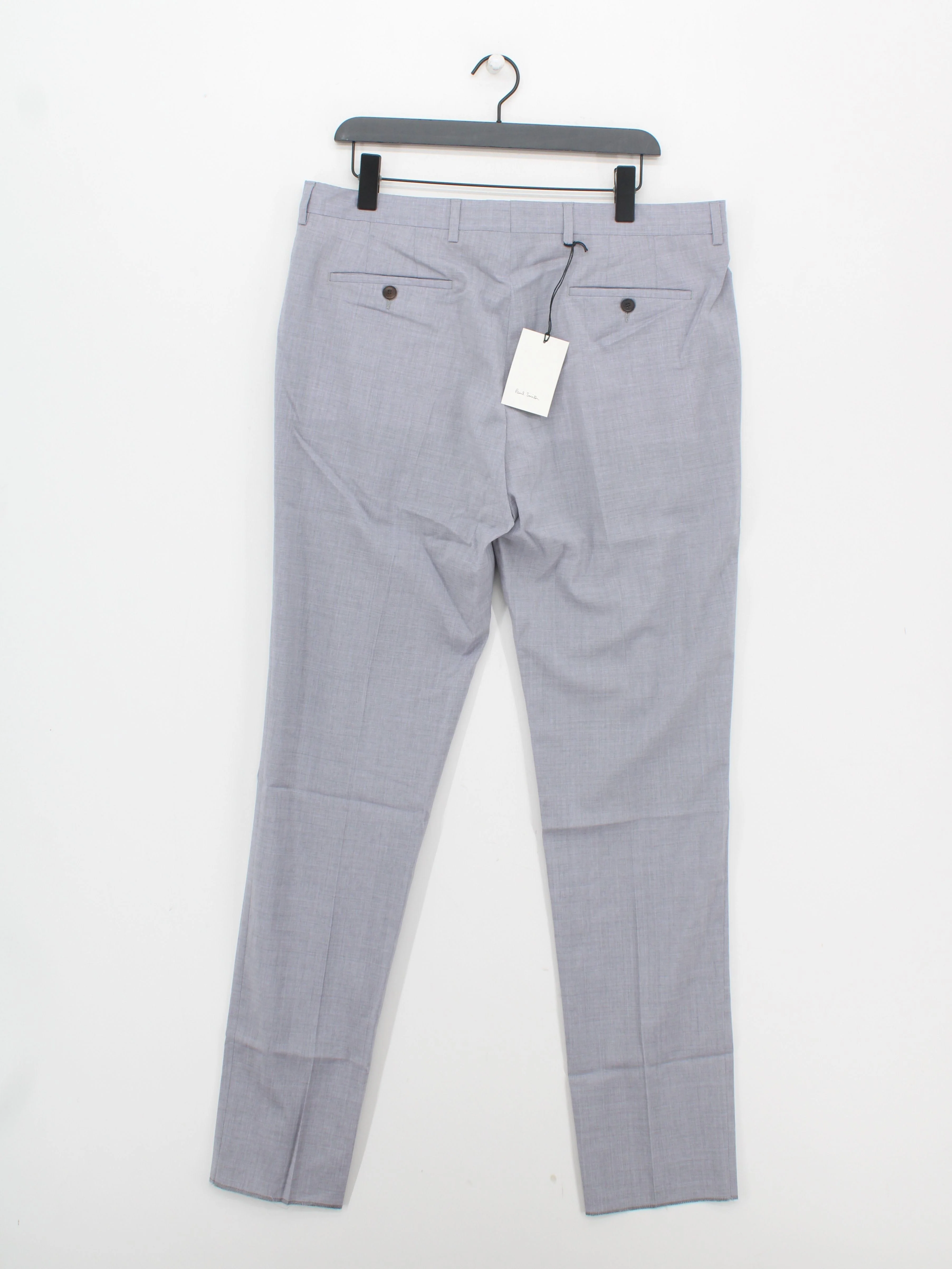 Paul Smith Men's Suit Trousers W 42 in Grey 100% Wool Dress Pants New with tags - Image 2