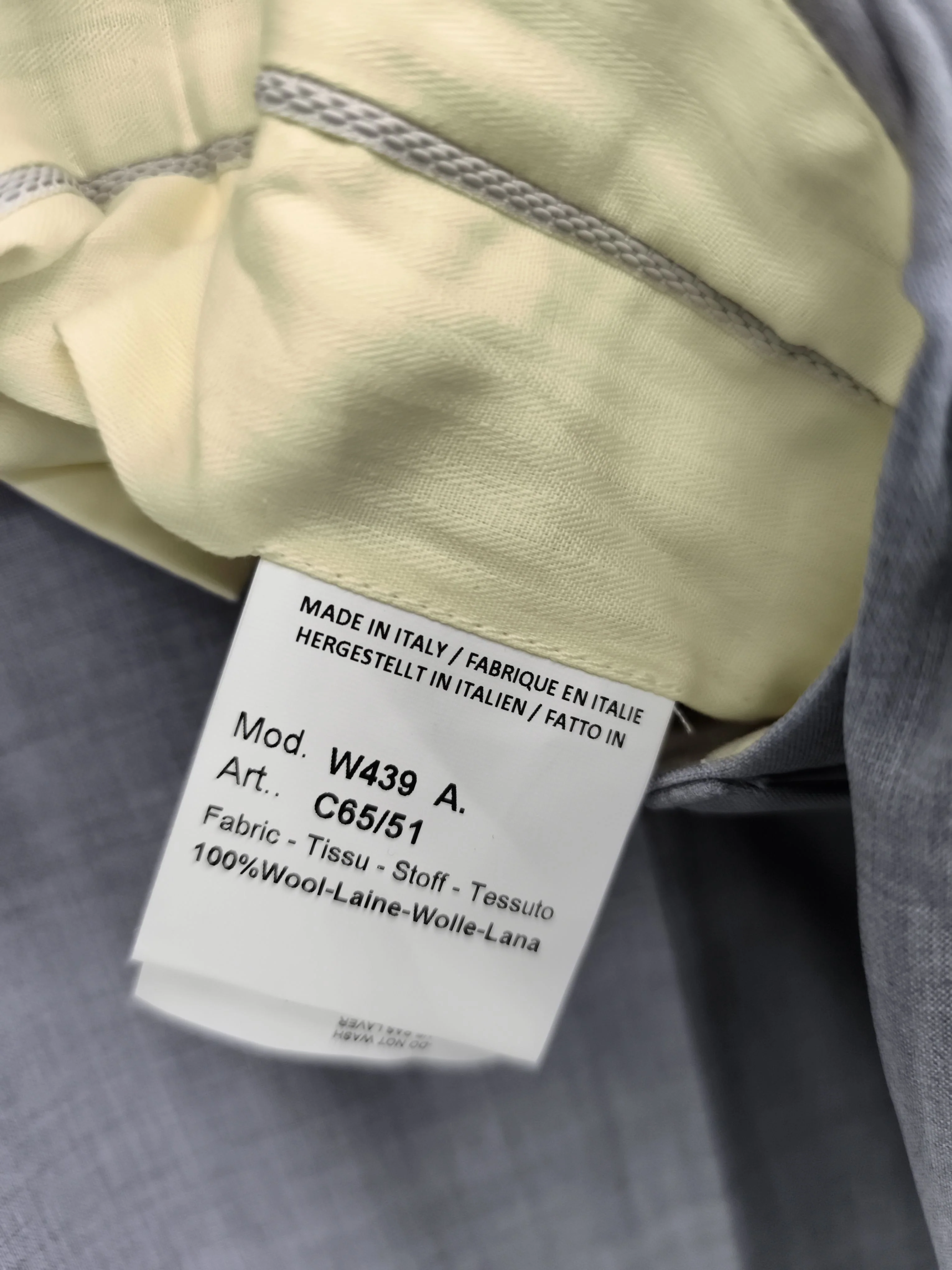 Paul Smith Men's Suit Trousers W 42 in Grey 100% Wool Dress Pants New with tags - Image 6