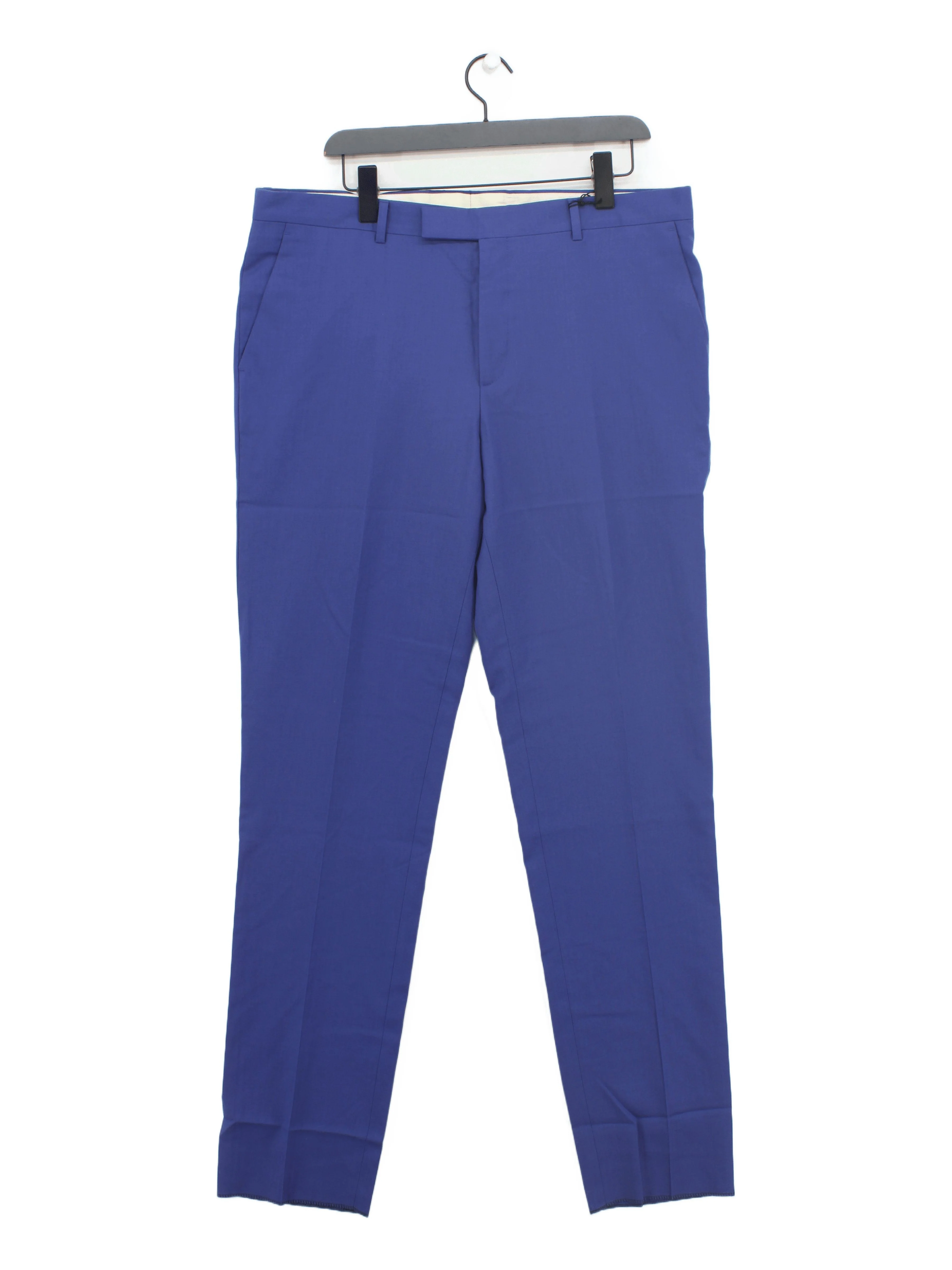 Paul Smith Men's Suit Trousers W 44 in Blue 100% Wool Dress Pants New with tags