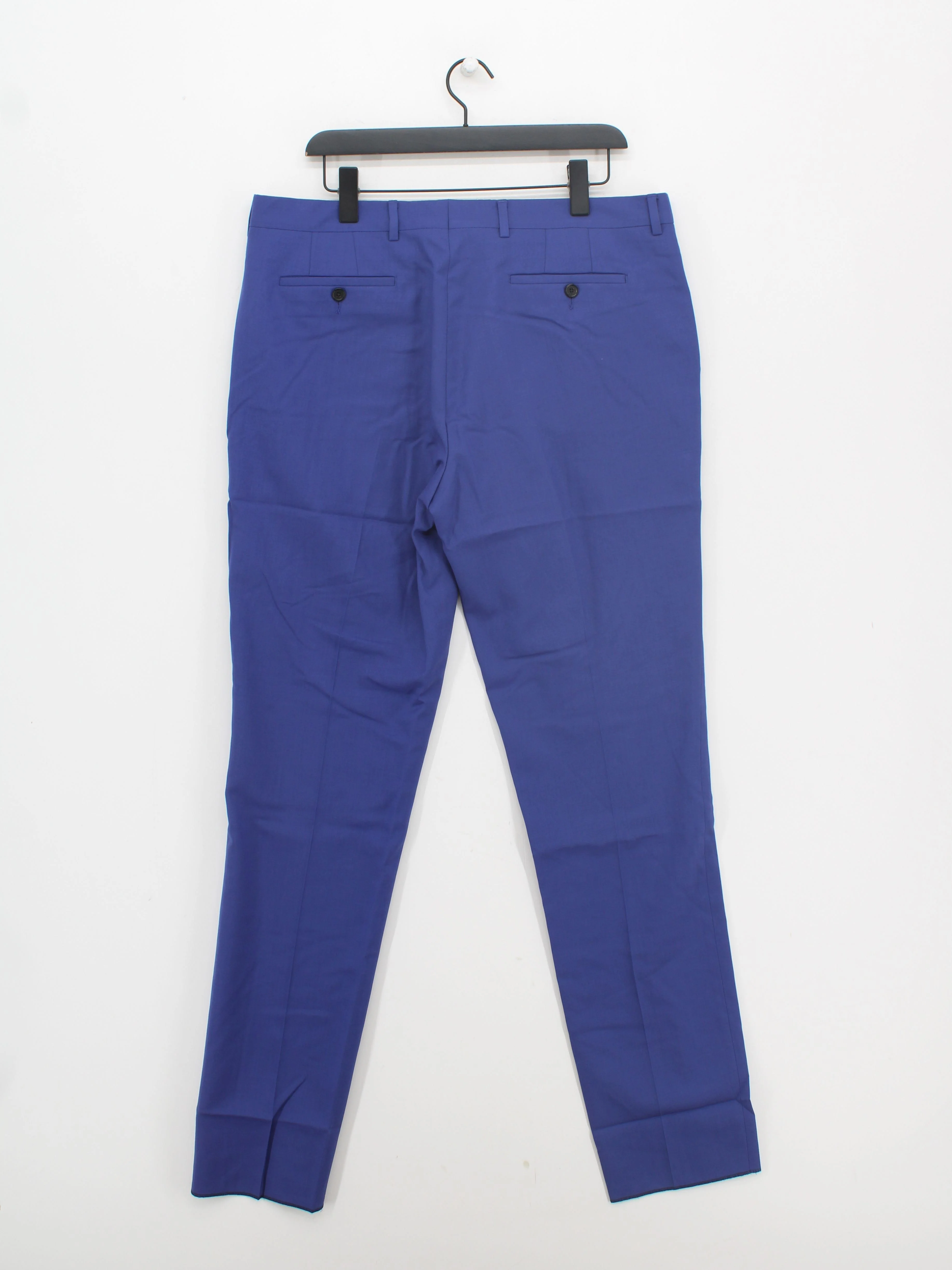Paul Smith Men's Suit Trousers W 44 in Blue 100% Wool Dress Pants New with tags - Image 2