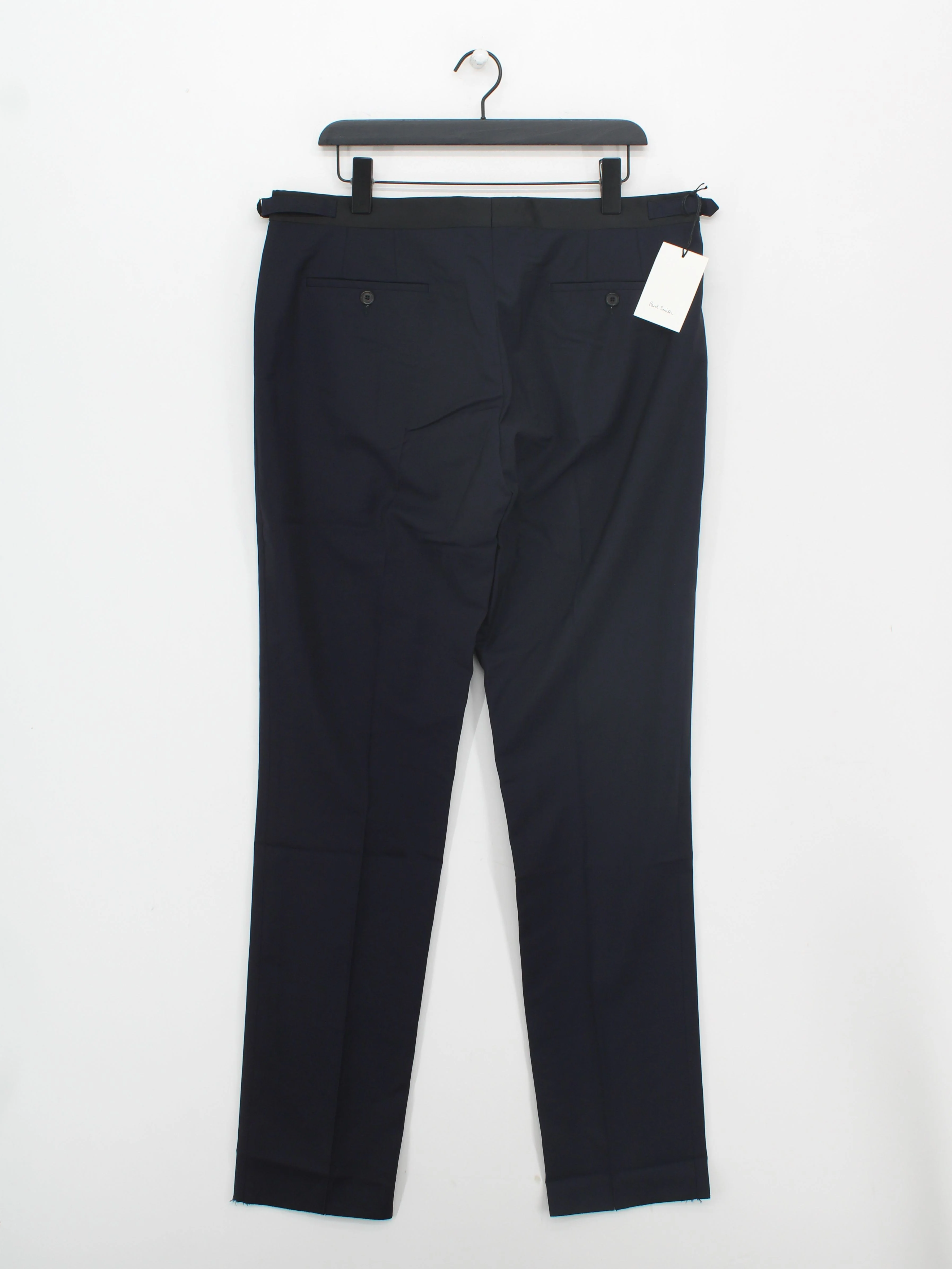 Paul Smith Men's Suit Trousers W 44 in Blue Wool New with tags - Image 2