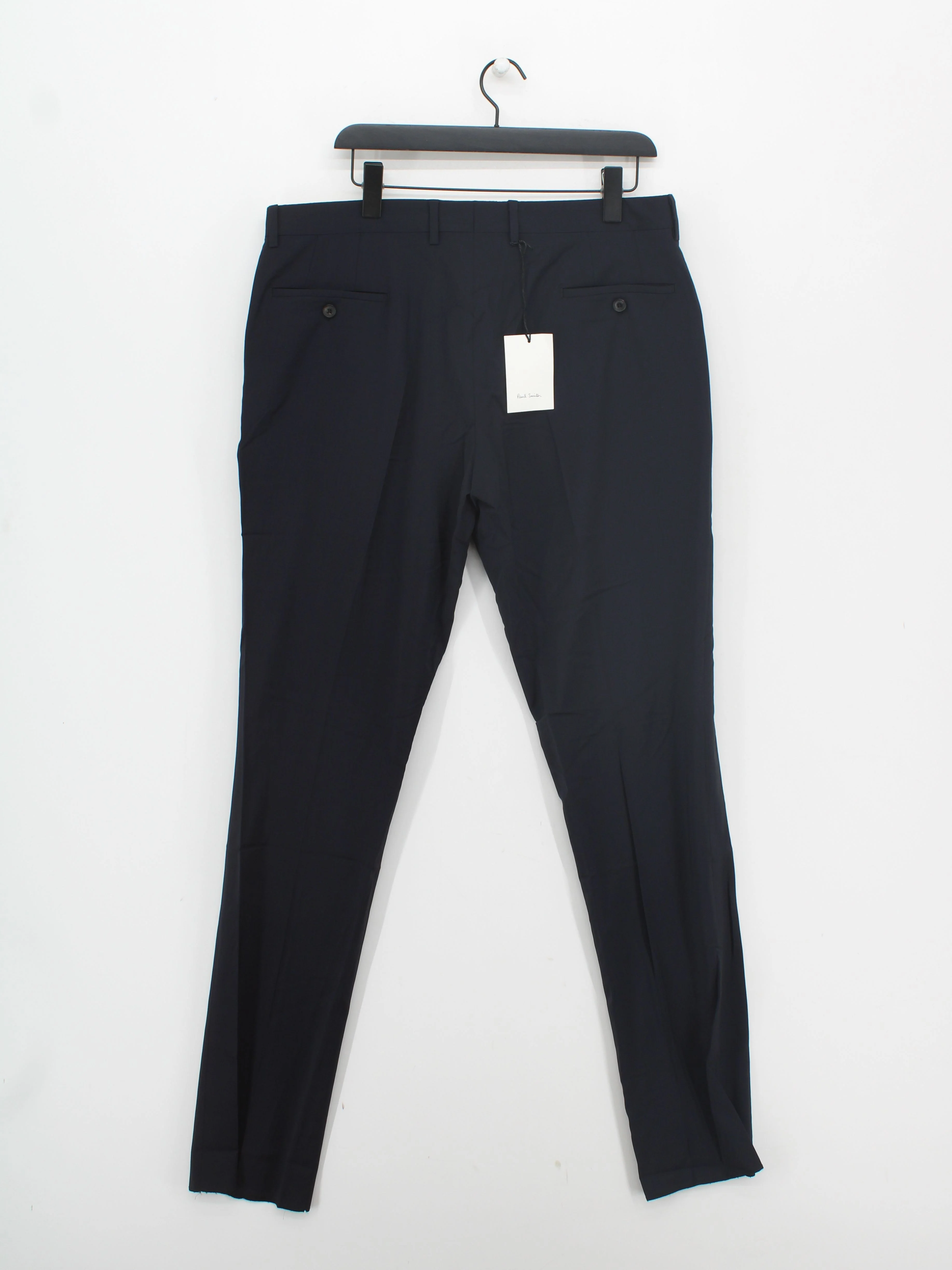 Paul Smith Men's Suit Trousers W 44 in Blue Wool New with tags - Image 2