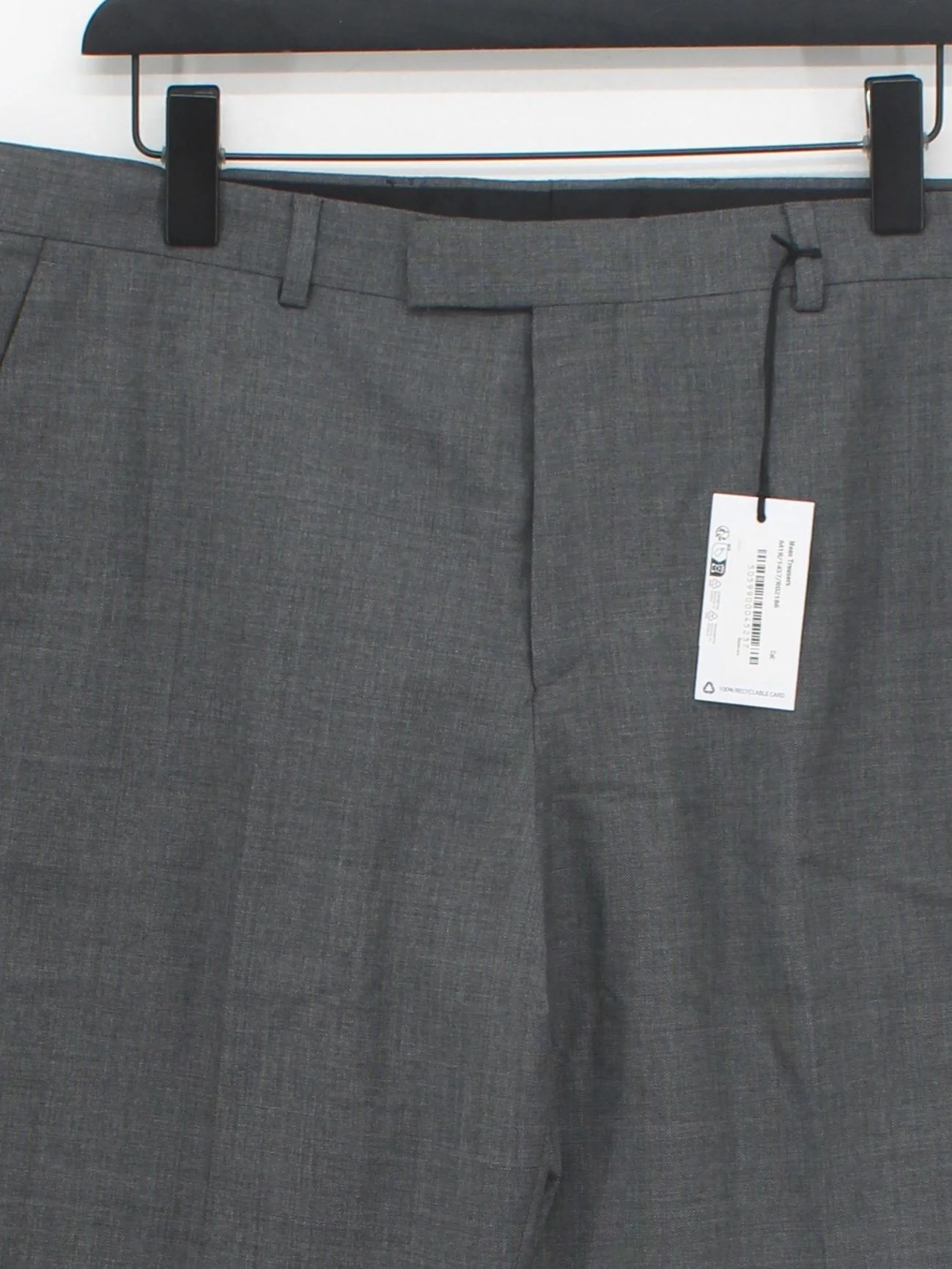 Paul Smith Men's Suit Trousers W 44 in Grey 100% Wool Dress Pants New with tags - Image 3