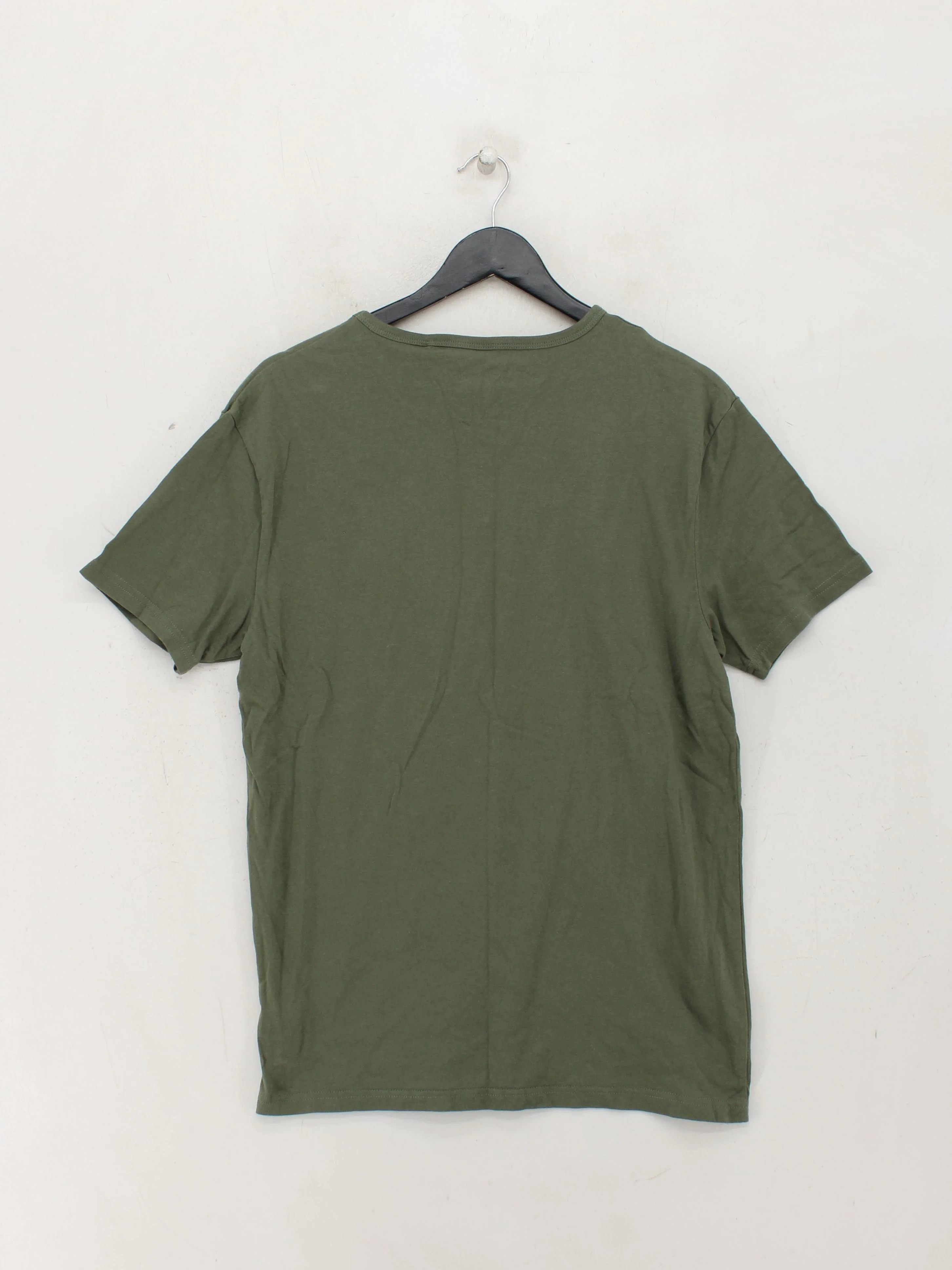 Paul Smith Men's T-Shirt L Green 100% Cotton Basic - Image 2