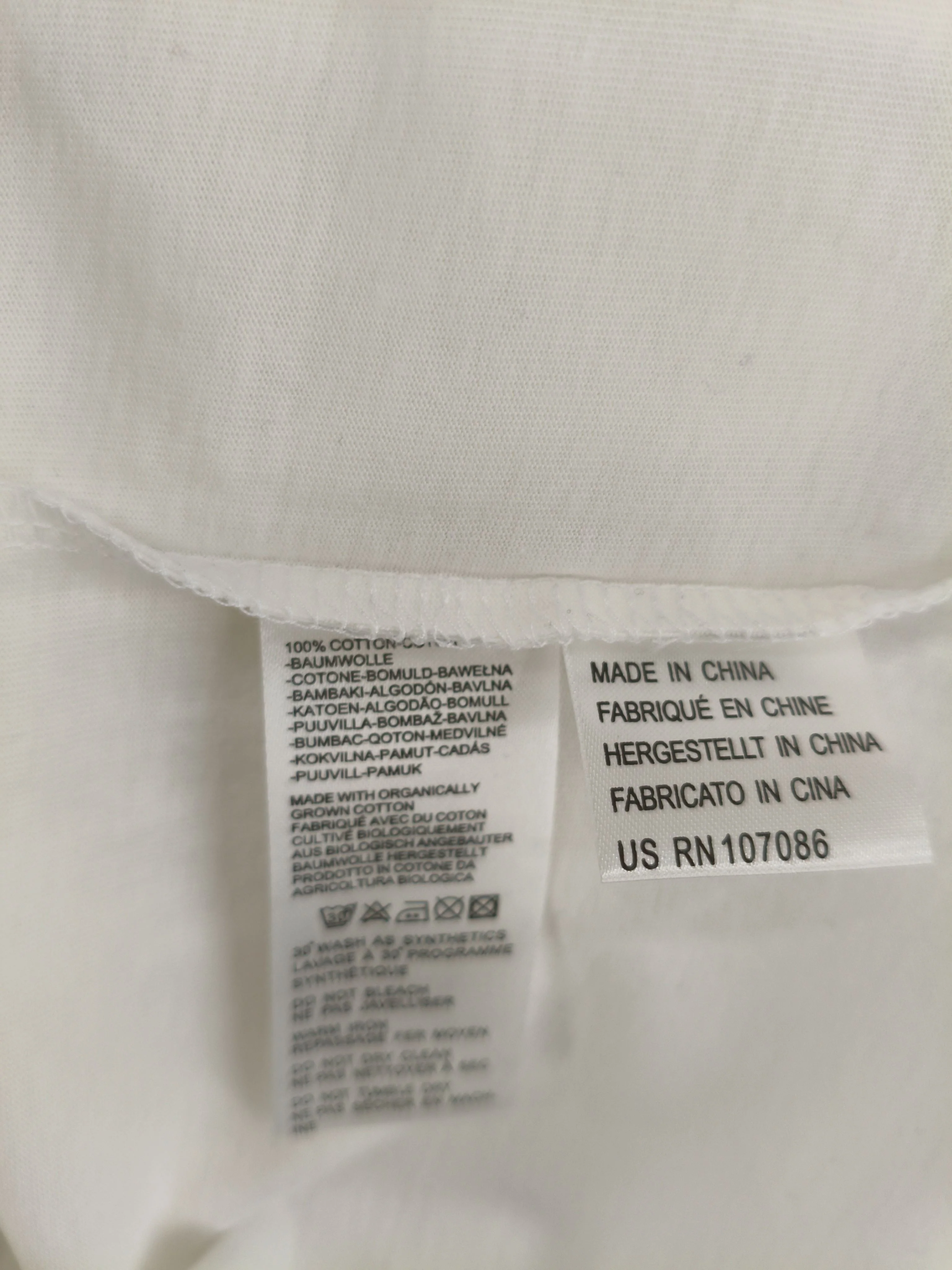 Paul Smith Men's T-Shirt L White Graphic 100% Cotton Basic New with tags - Image 6