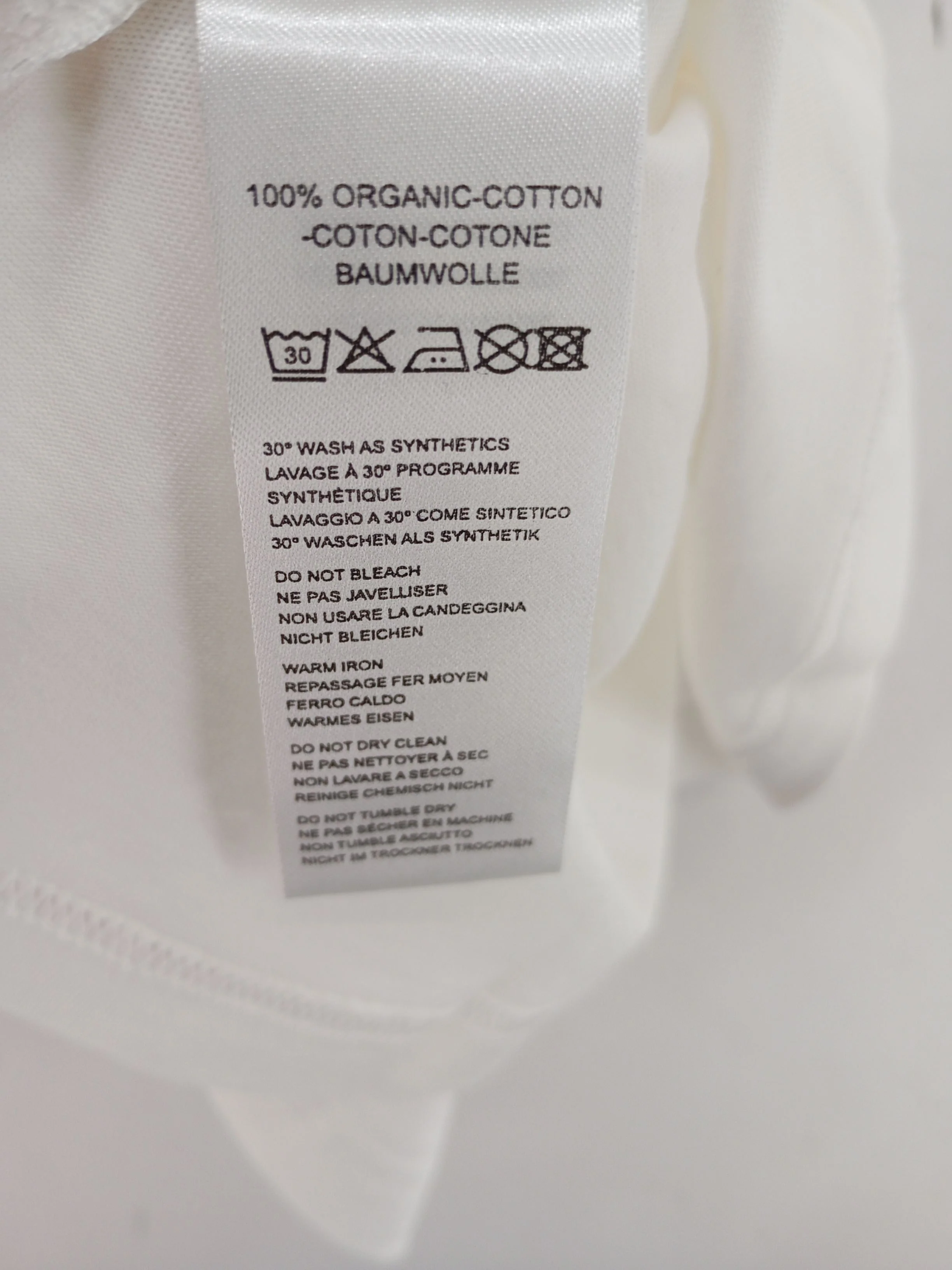 Paul Smith Men's T-Shirt L White Graphic 100% Cotton Basic New with tags - Image 6