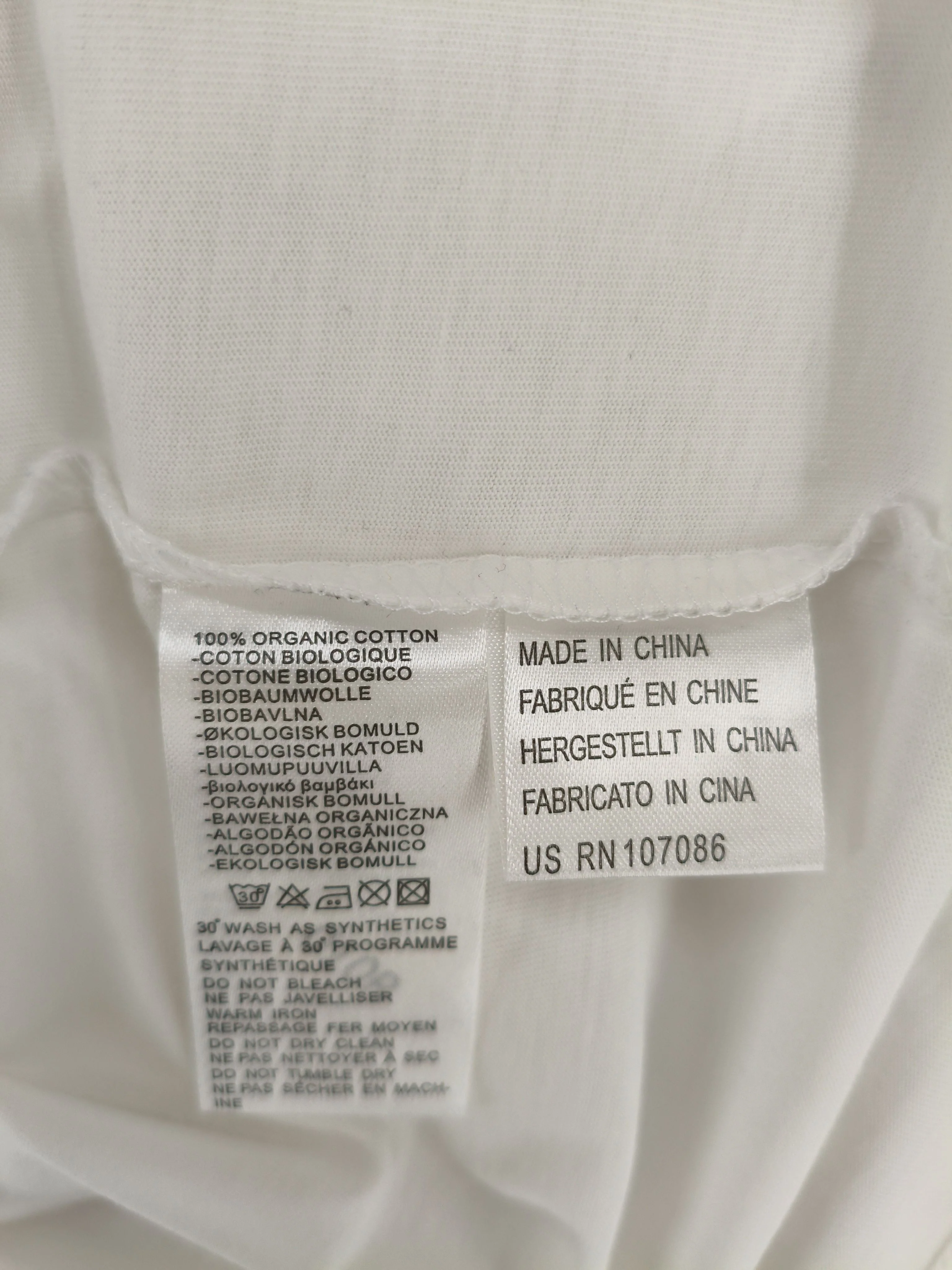 Paul Smith Men's T-Shirt L White Graphic 100% Cotton Basic New with tags - Image 6