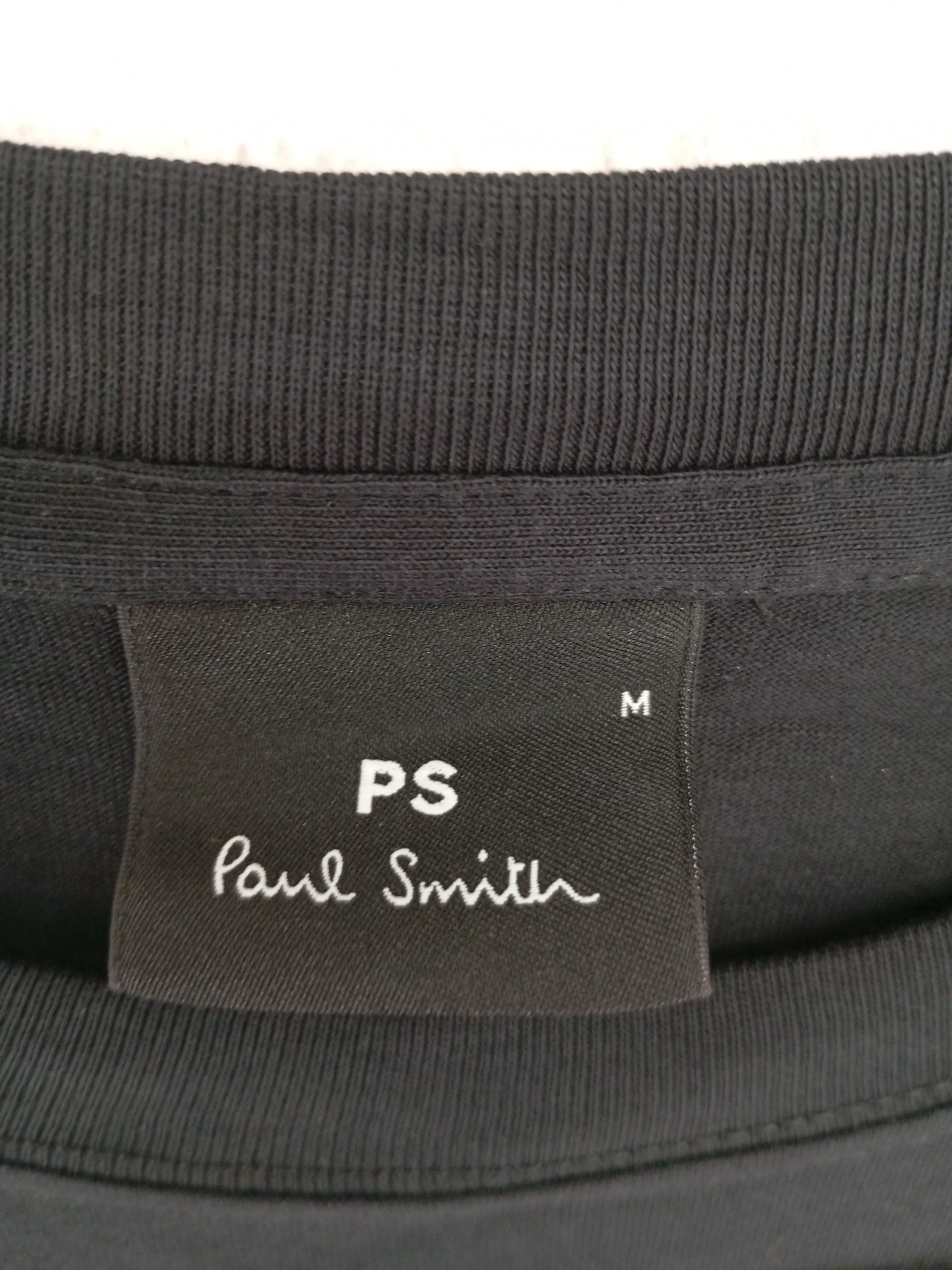 Paul Smith Men's T-Shirt M Black Graphic 100% Cotton Basic New with tags - Image 5