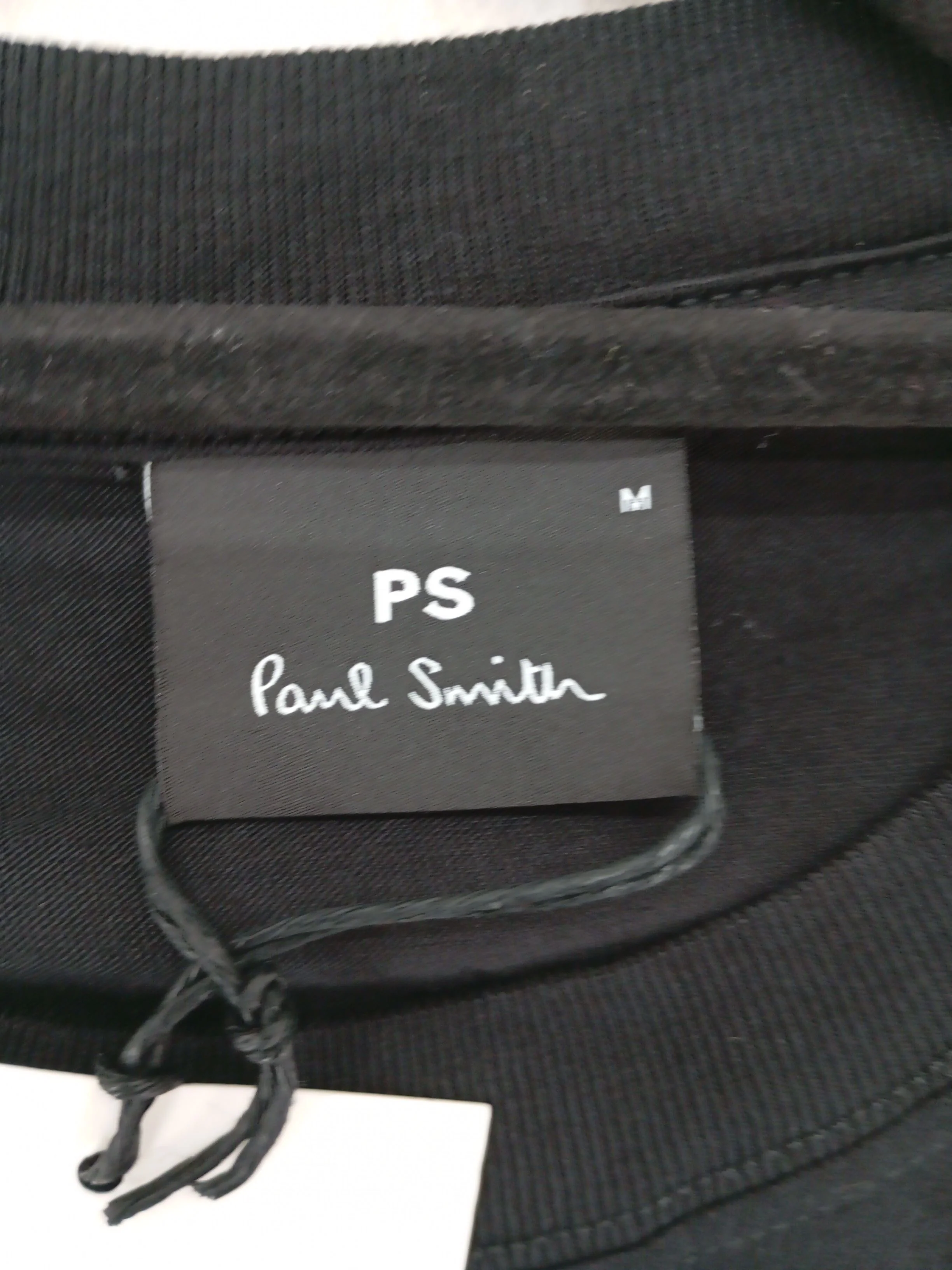 Paul Smith Men's T-Shirt M Black Graphic 100% Cotton Basic New with tags - Image 5
