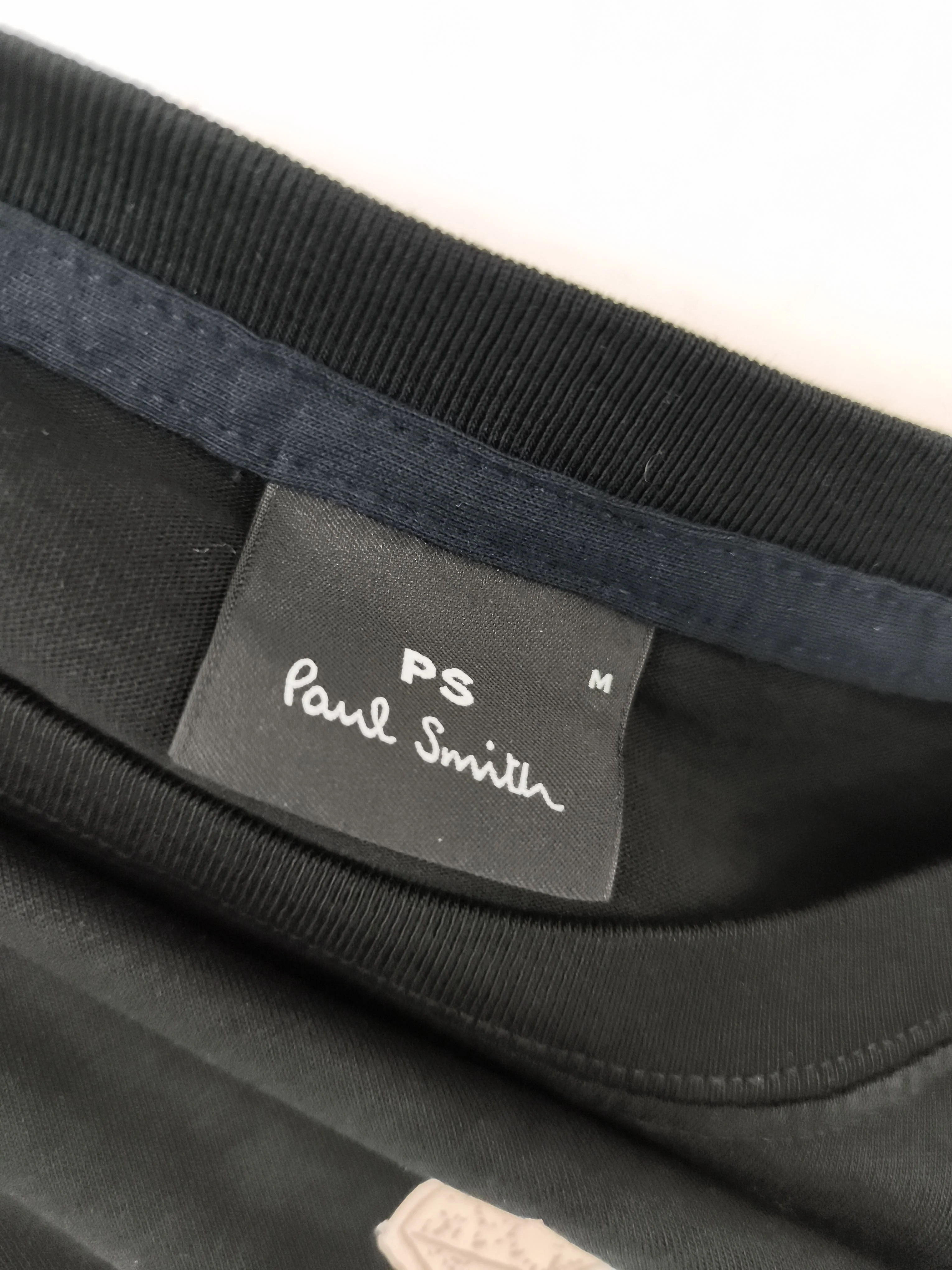 Paul Smith Men's T-Shirt M Black Graphic 100% Cotton Basic New with tags - Image 5