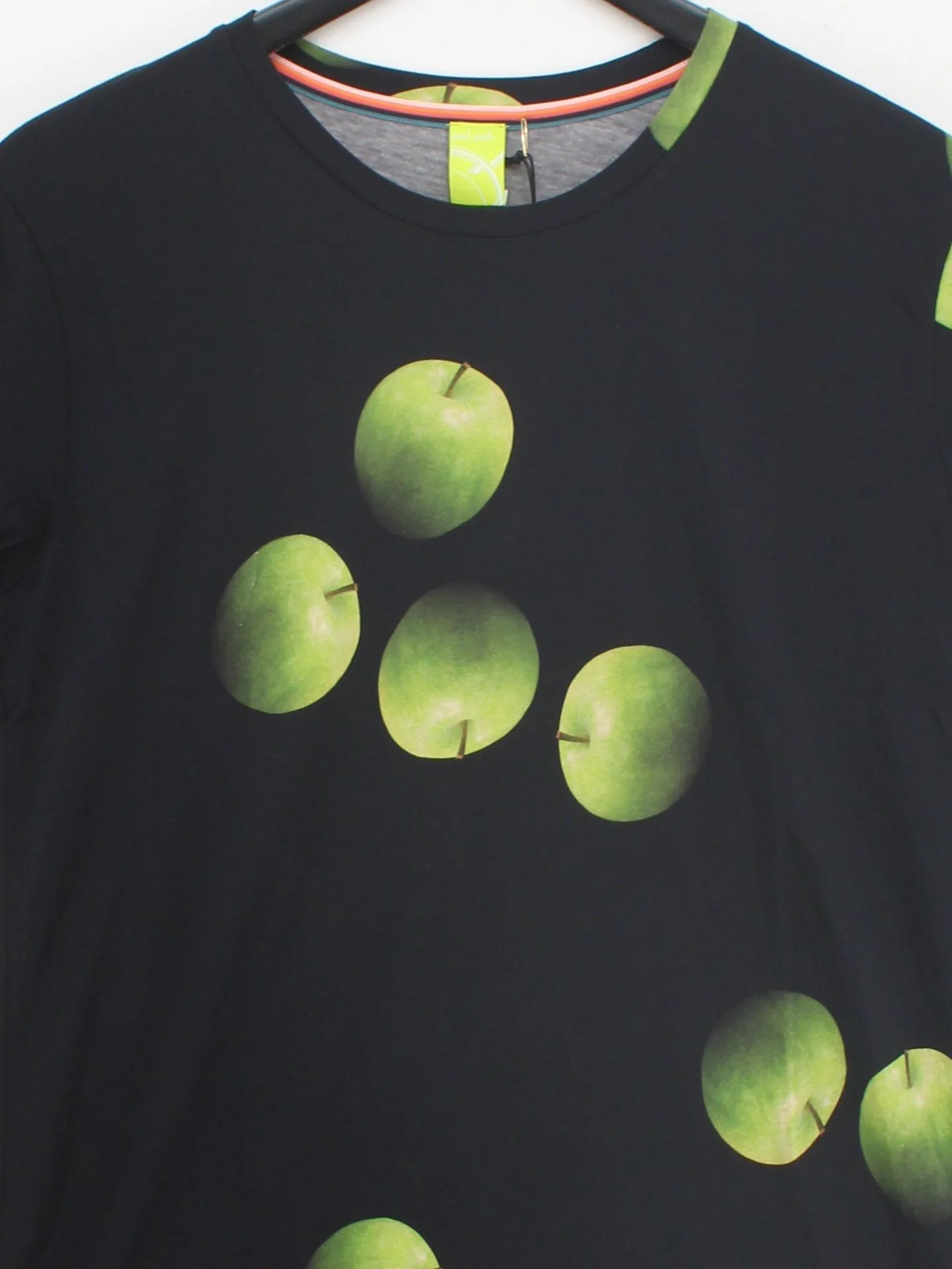 Paul Smith Men's T-Shirt M Black Graphic 100% Cotton Basic New with tags - Image 3