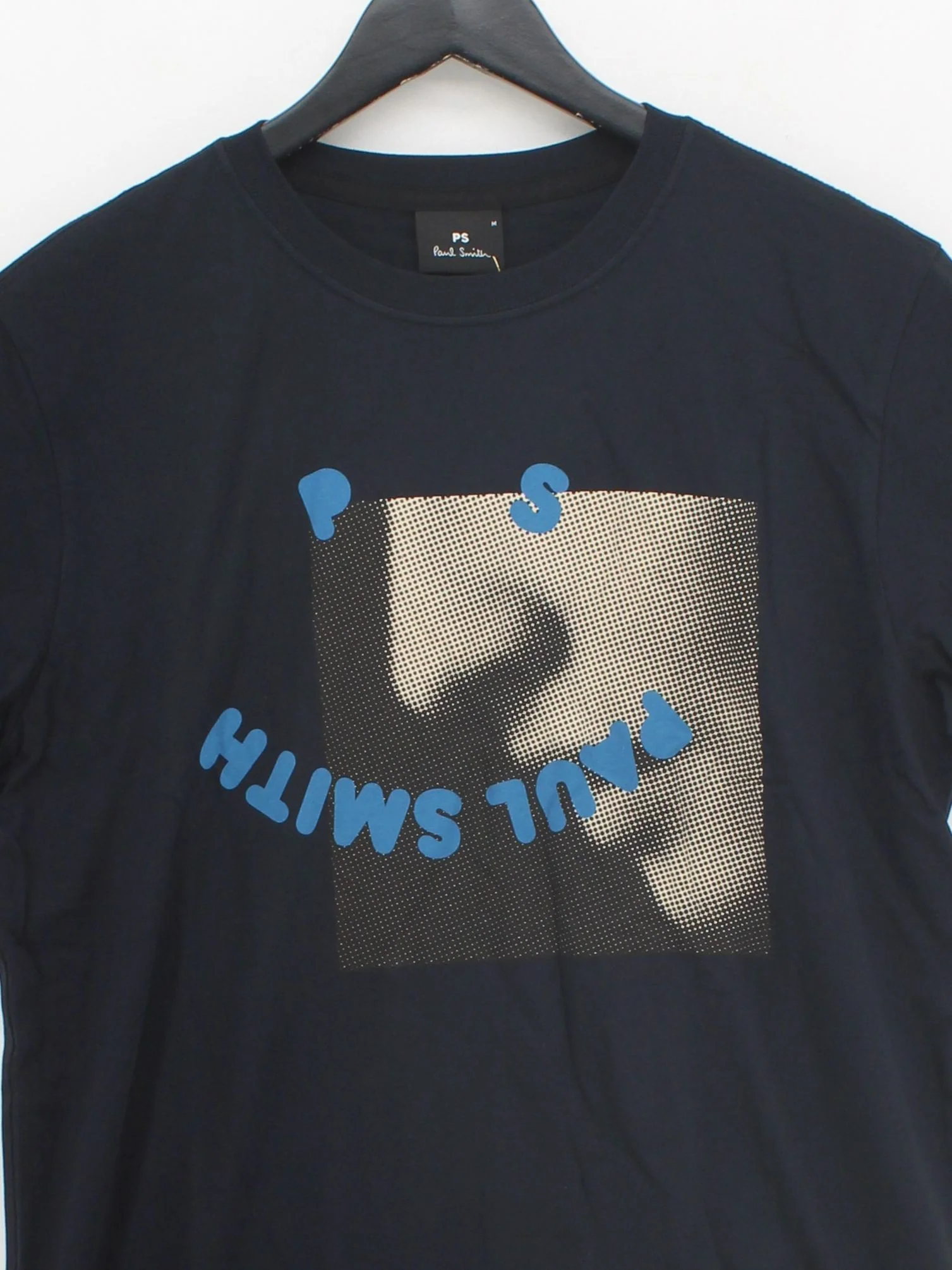 Paul Smith Men's T-Shirt M Black Graphic 100% Cotton Basic New with tags - Image 3