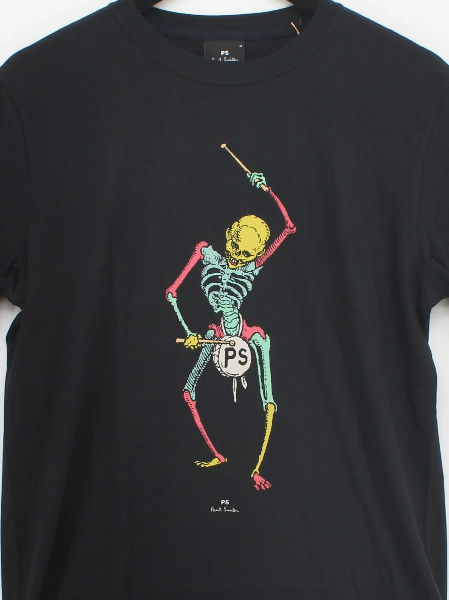Paul Smith Men's T-Shirt M Black Graphic 100% Cotton Basic New with tags - Image 3