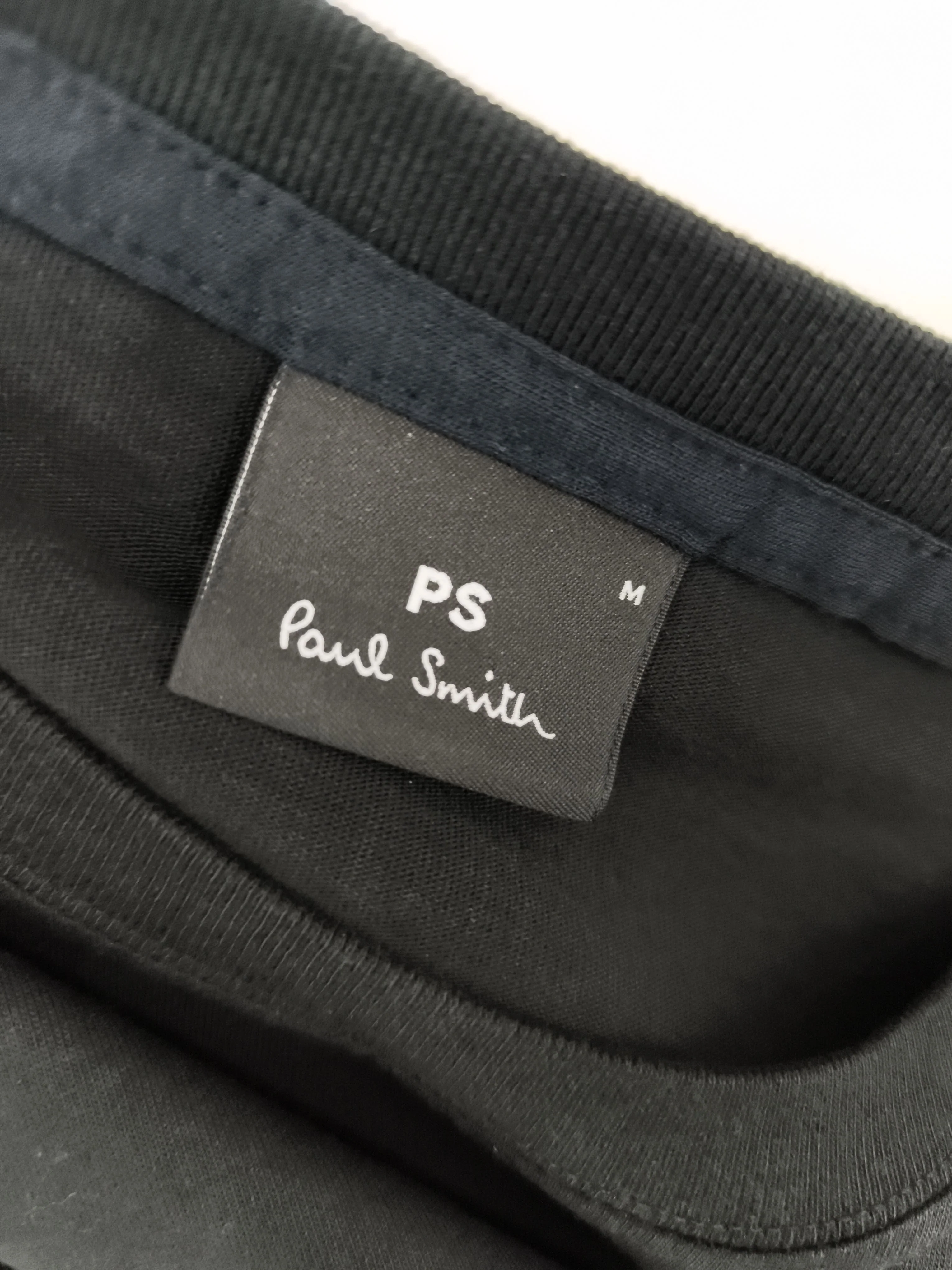 Paul Smith Men's T-Shirt M Black Graphic 100% Cotton Basic New with tags - Image 5