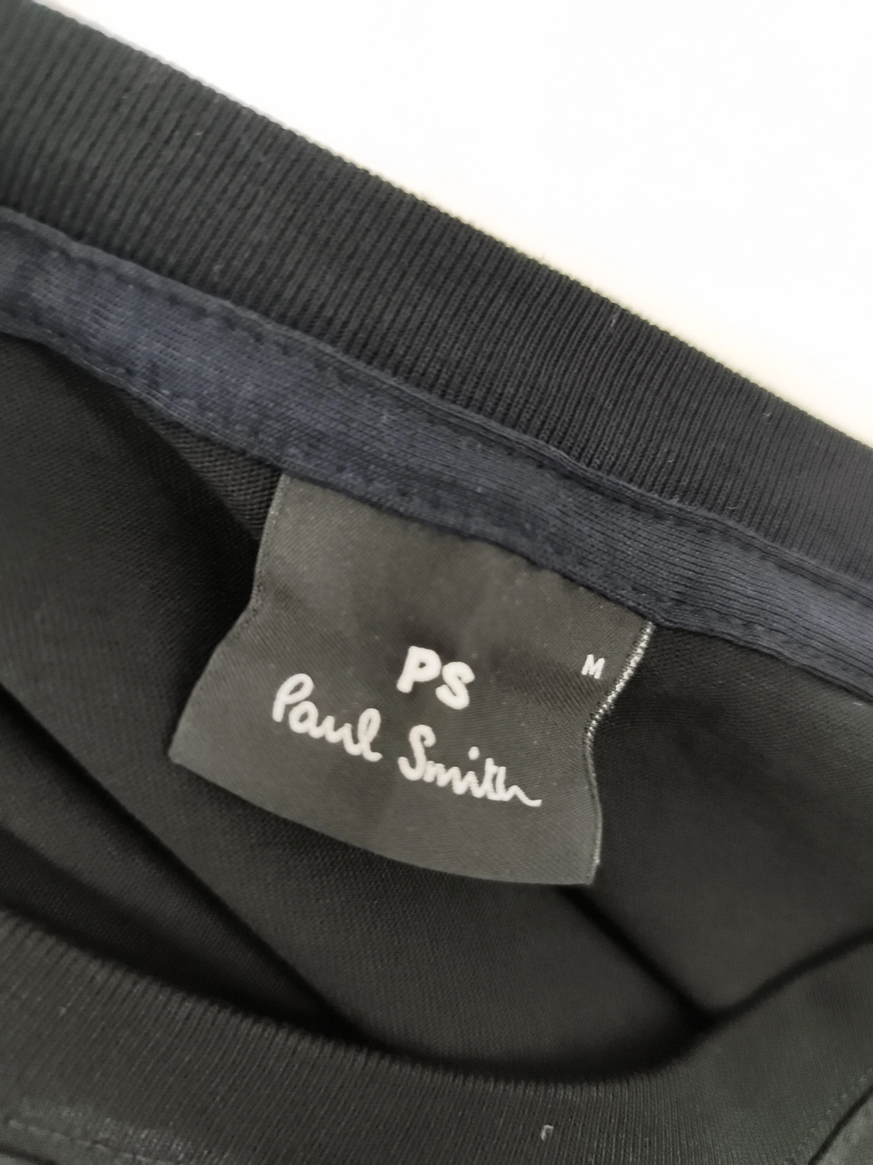 Paul Smith Men's T-Shirt M Black Graphic 100% Cotton Basic New with tags - Image 5