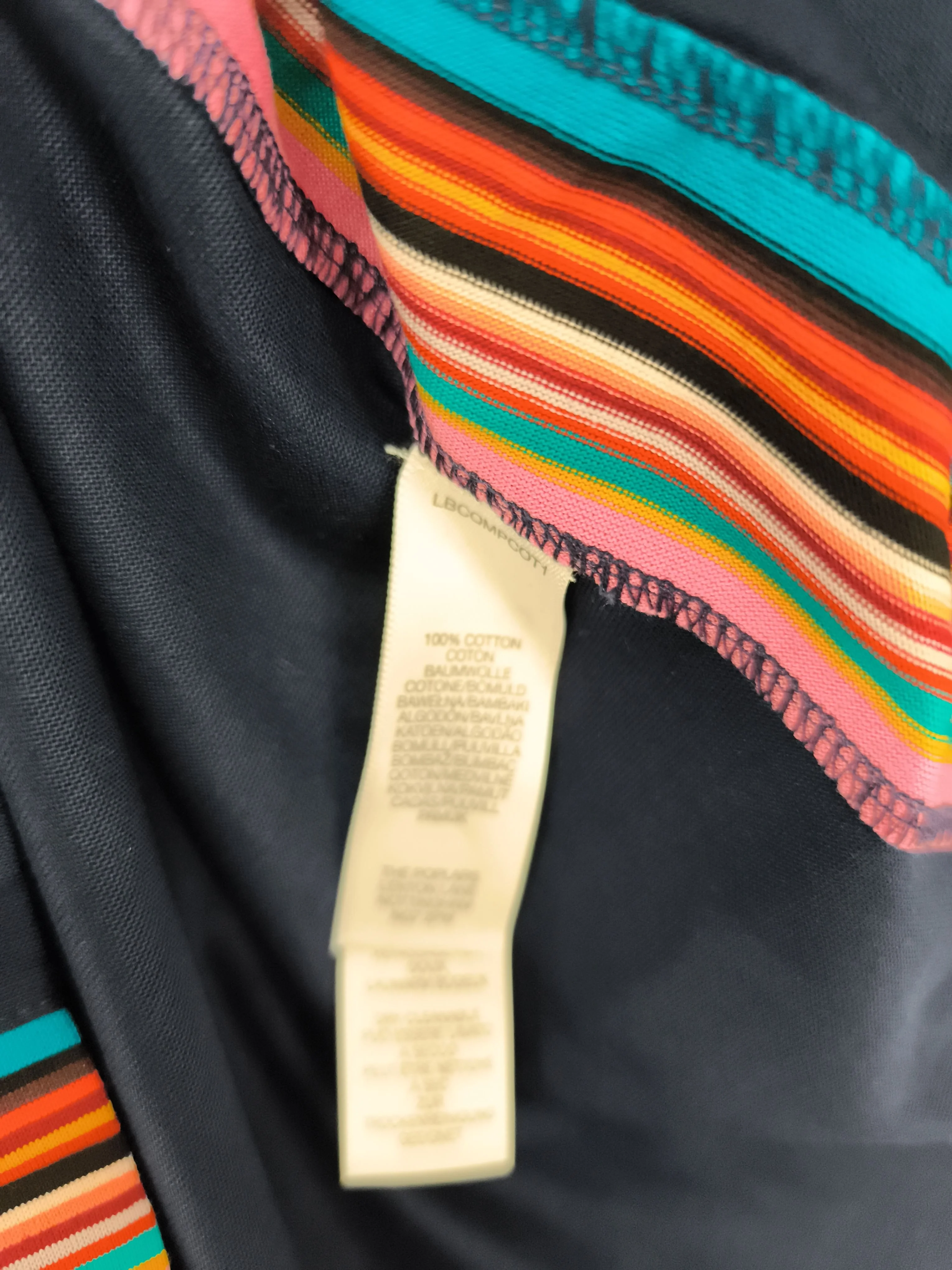 Paul Smith Men's T-Shirt M Blue 100% Cotton Basic New with tags - Image 6