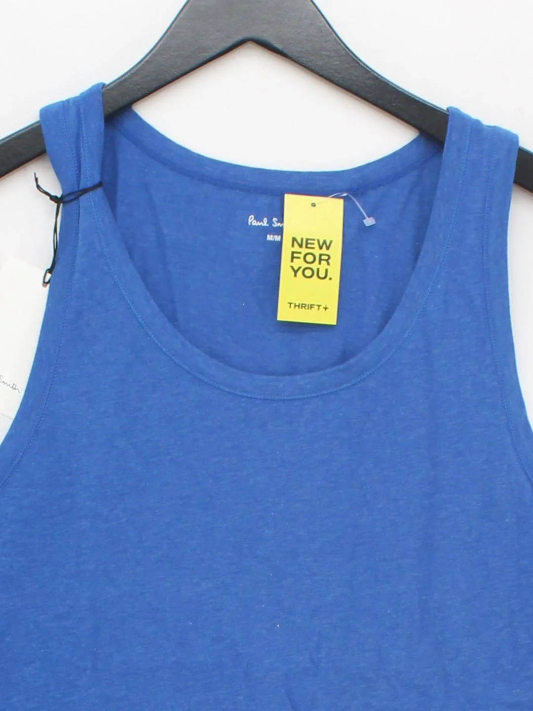 Paul Smith Men's T-Shirt M Blue 100% Cotton Basic New with tags - Image 3