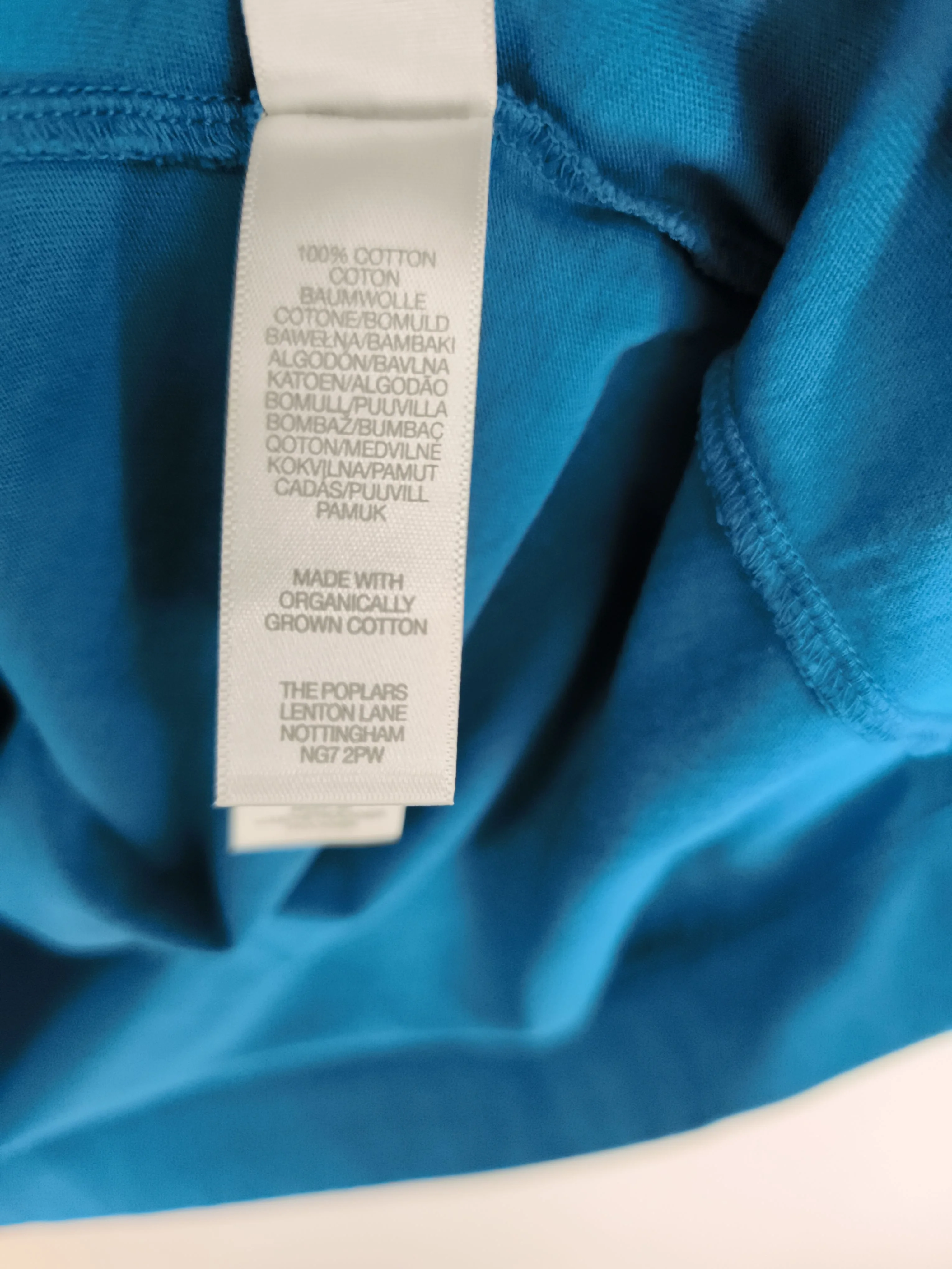 Paul Smith Men's T-Shirt M Blue Graphic 100% Cotton Basic New with tags - Image 6