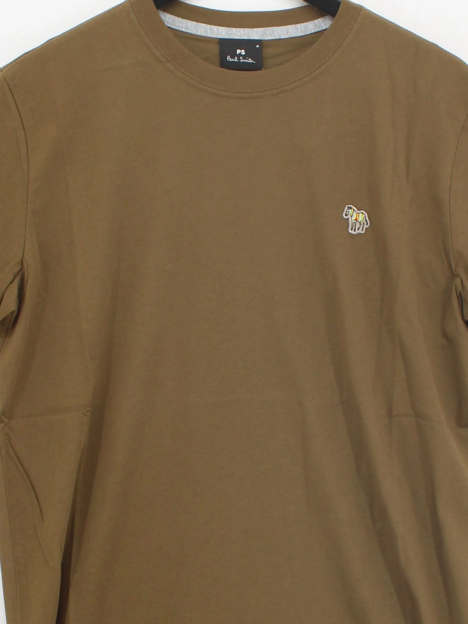 Paul Smith Men's T-Shirt M Brown 100% Cotton Basic New with tags - Image 3