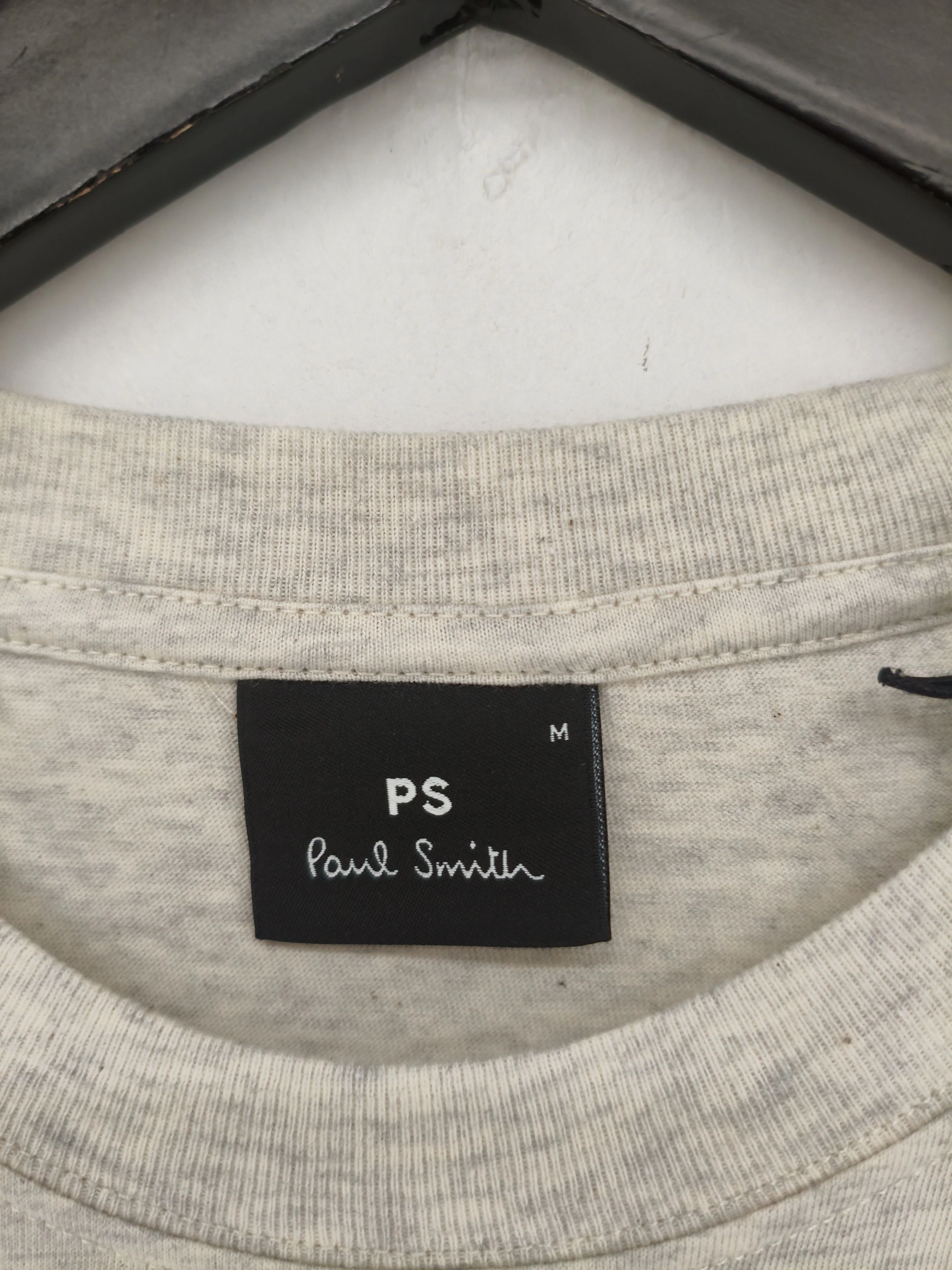 Paul Smith Men's T-Shirt M Cream Graphic 100% Cotton Basic New with tags - Image 5