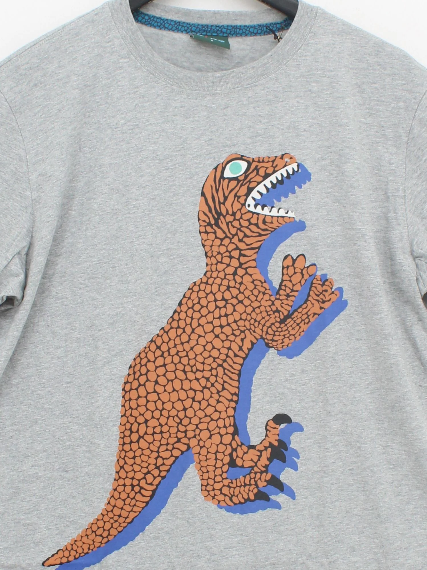 Paul Smith Men's T-Shirt M Grey Graphic 100% Cotton Basic New with tags - Image 3