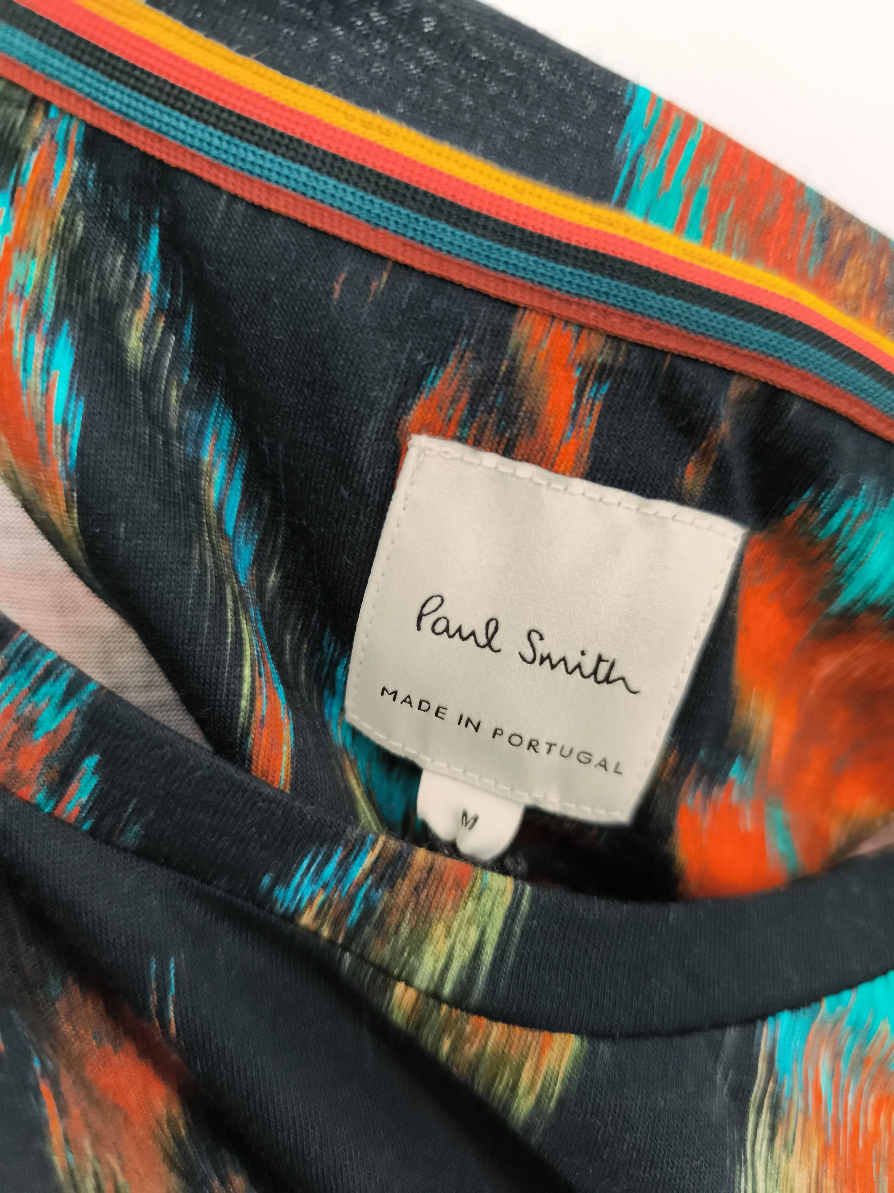 Paul Smith Men's T-Shirt M Multi Graphic 100% Cotton Basic New with tags - Image 5