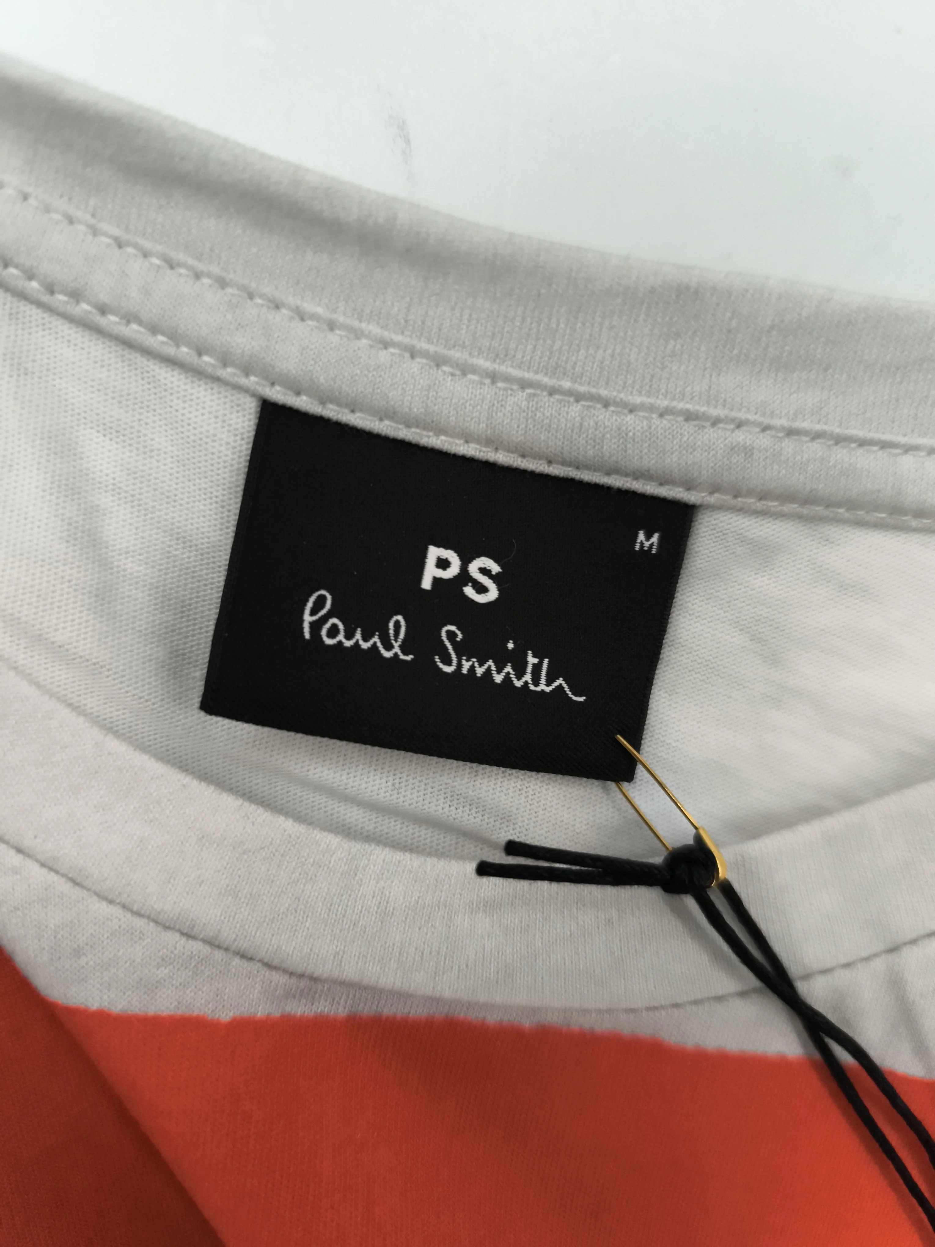 Paul Smith Men's T-Shirt M Multi Graphic 100% Cotton Basic New with tags - Image 5