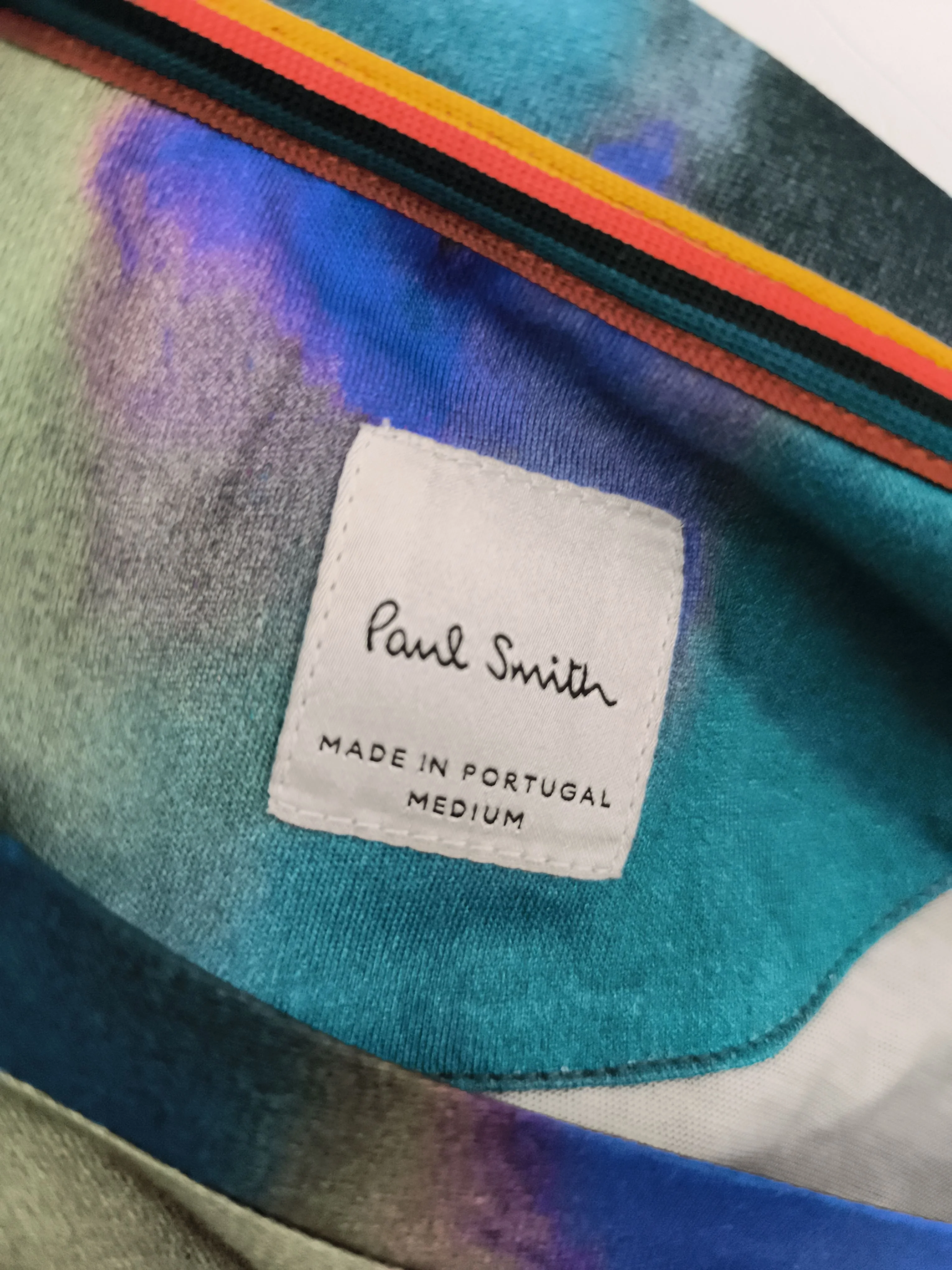 Paul Smith Men's T-Shirt M Multi Graphic 100% Cotton Basic New with tags - Image 5