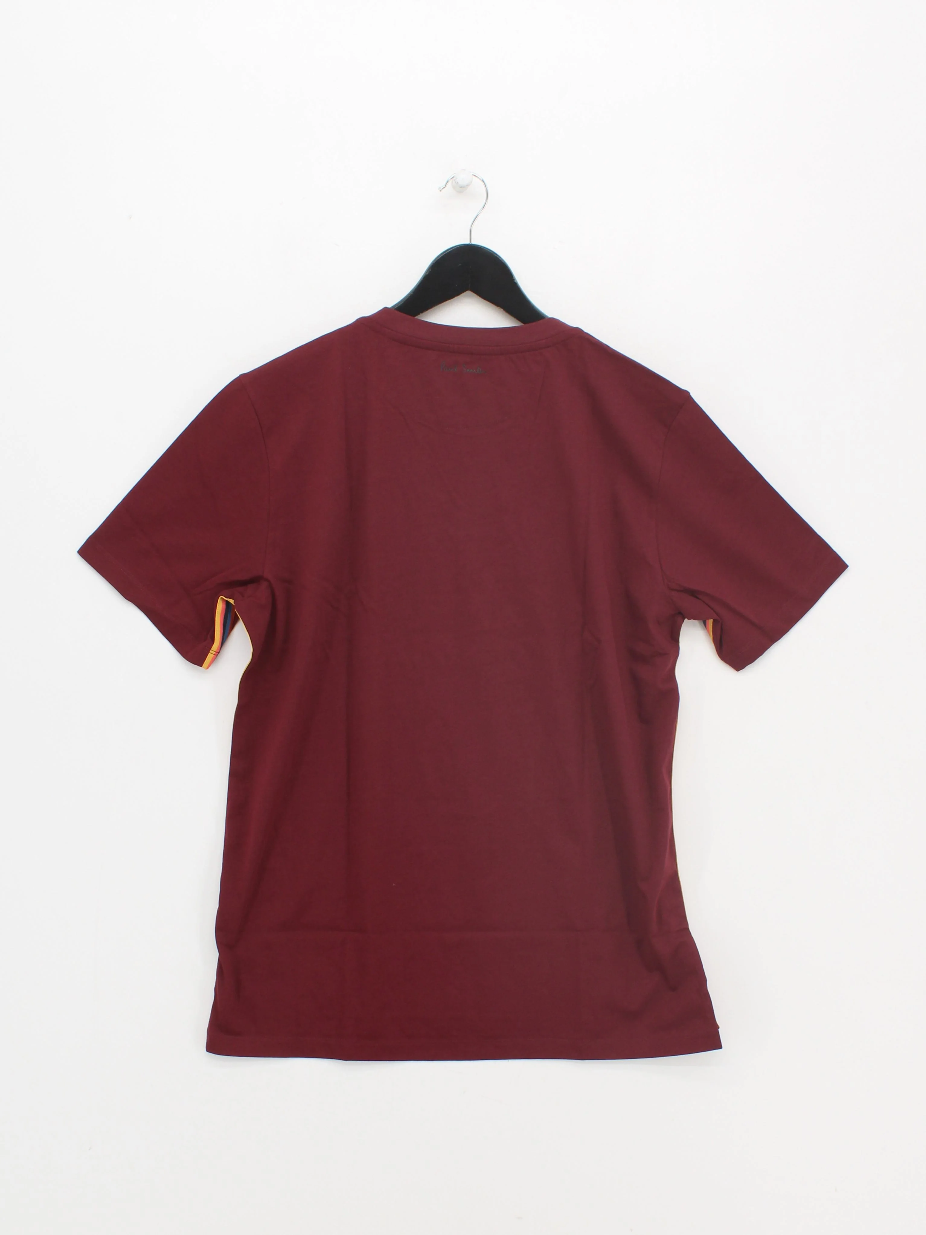Paul Smith Men's T-Shirt M Red 100% Cotton Basic New with tags - Image 2