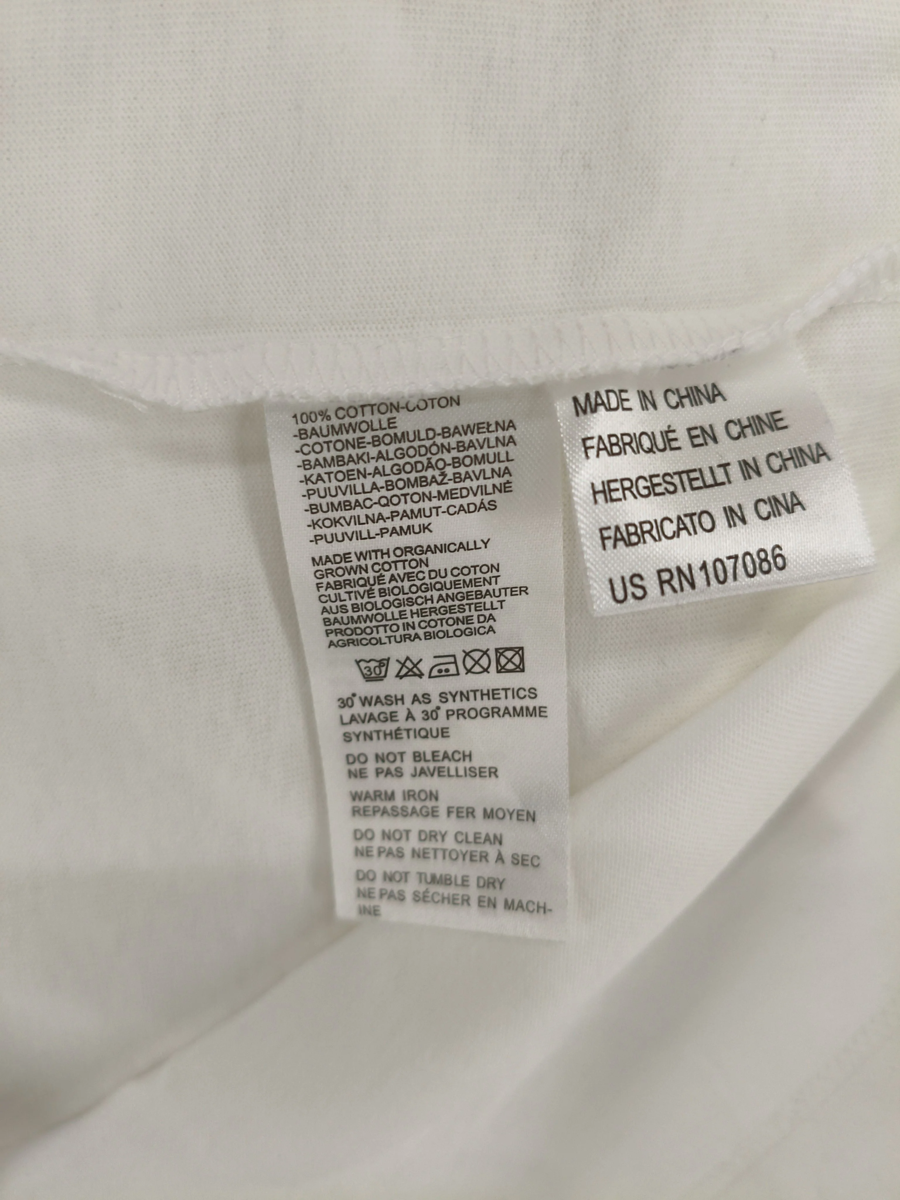 Paul Smith Men's T-Shirt M White Graphic 100% Cotton Basic New with tags - Image 6