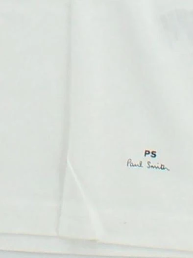 Paul Smith Men's T-Shirt M White Graphic 100% Cotton Basic New with tags - Image 4