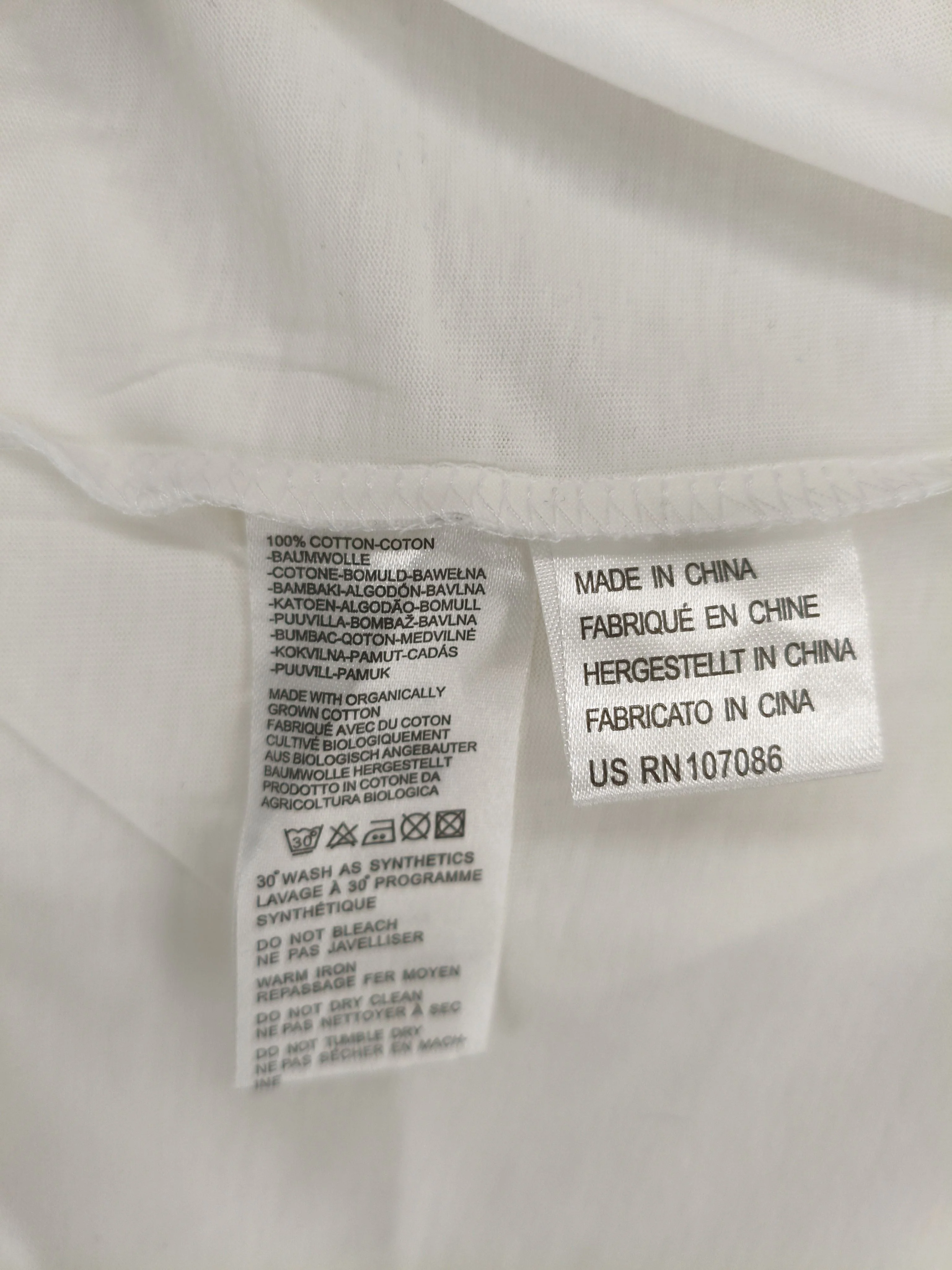 Paul Smith Men's T-Shirt M White Graphic 100% Cotton Basic New with tags - Image 6