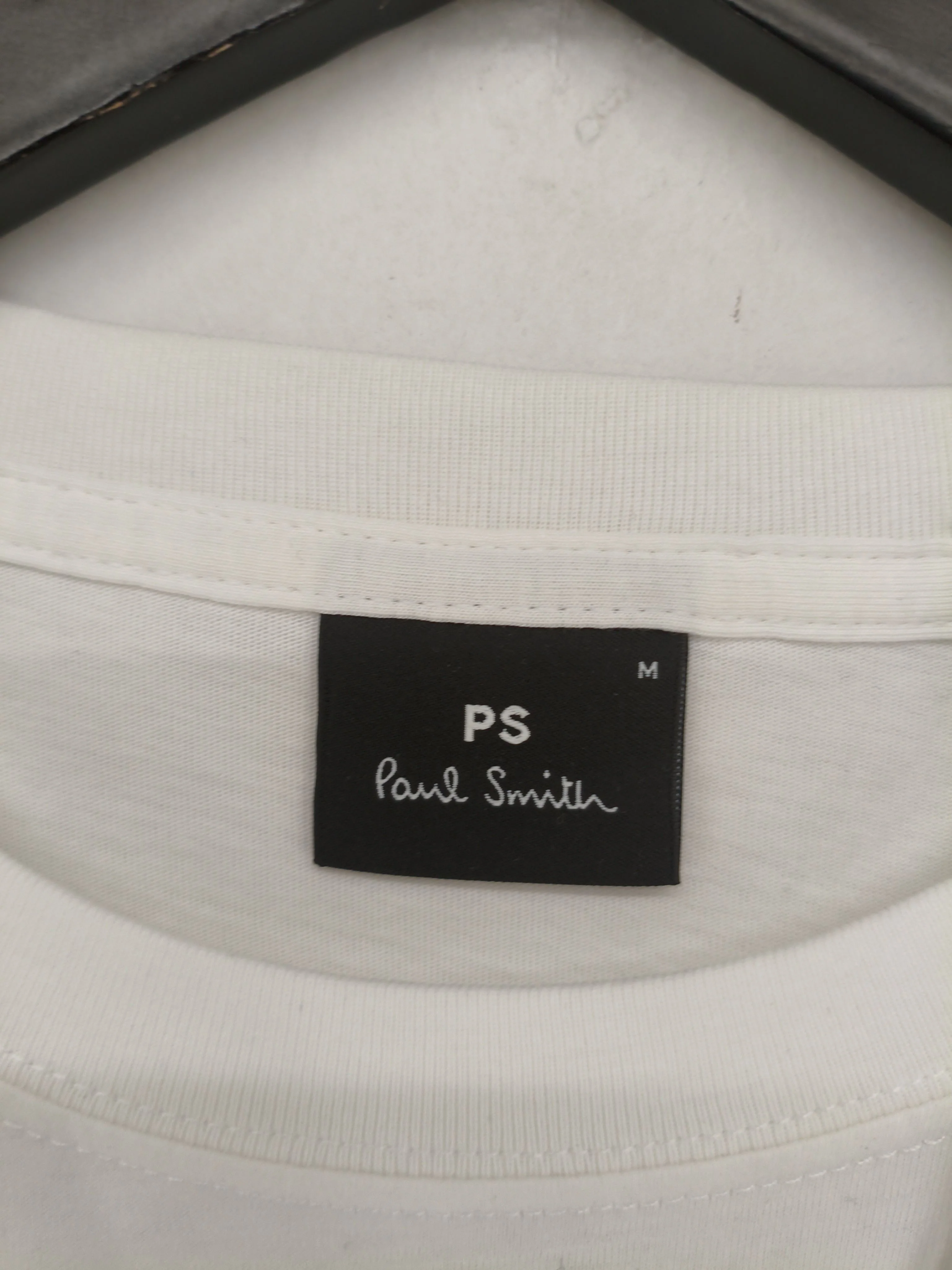 Paul Smith Men's T-Shirt M White Graphic 100% Cotton Basic New with tags - Image 5