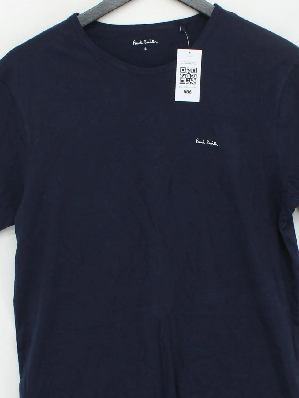 Paul Smith Men's T-Shirt S Blue 100% Cotton Basic - Image 3