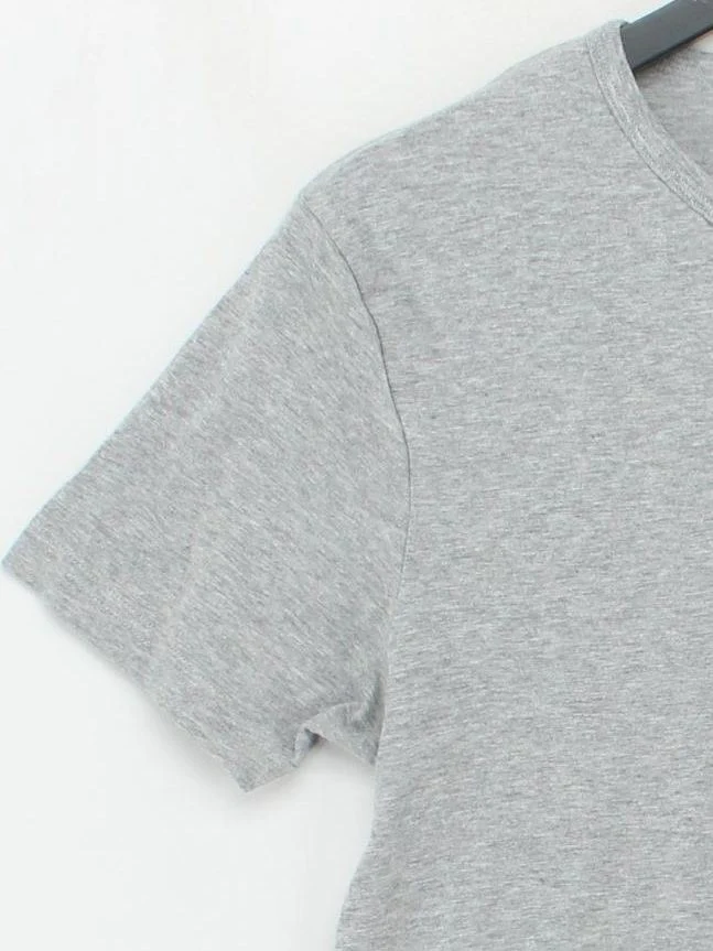 Paul Smith Men's T-Shirt S Grey 100% Cotton Basic - Image 4